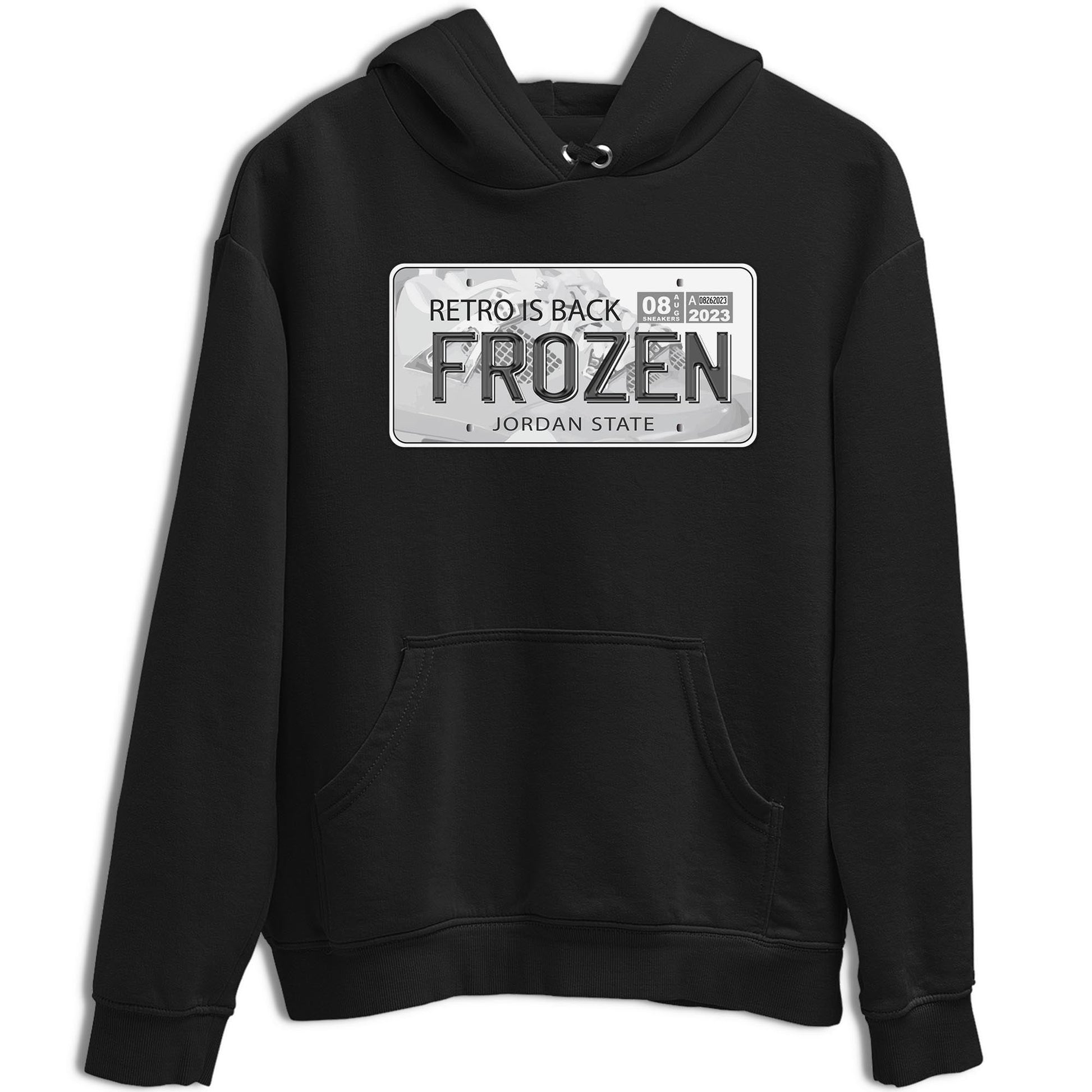 AJ4 Frozen Moments shirt to match jordans Jordan Plate sneaker tees Crew Neck AJ4 Frozen Moments SNRT Sneaker Release Tees Unisex Casual Shirts Black 2 T-Shirt