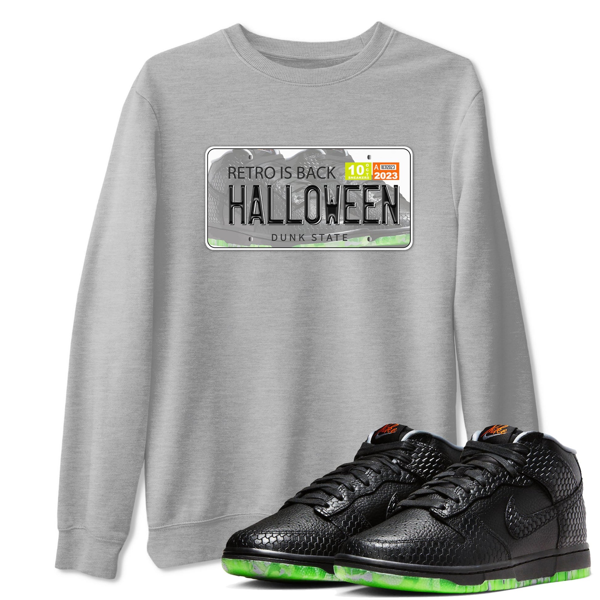 Nike Dunk Mid Premium shirt to match jordans Jordan Plate sneaker tees Nike Dunk Mid Halloween SNRT Sneaker Tees Sneaker Matching Clothing Brand Unisex Sneaker Tee Heather Grey 1 T-Shirt