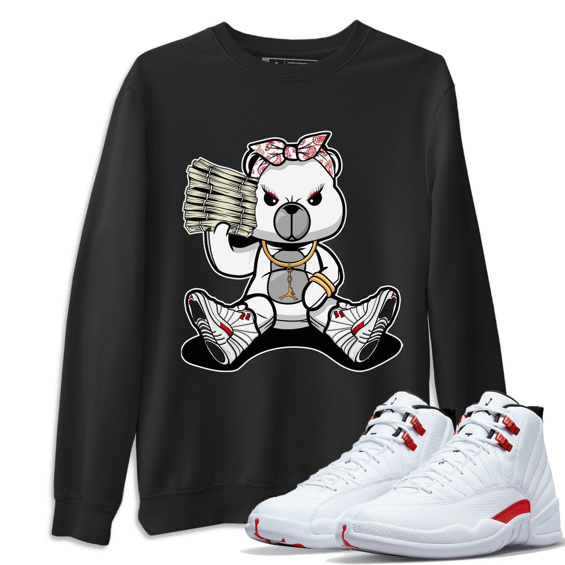 Jordan 12 Twist Sneaker Match Tees Bad Baby Bear Sneaker Tees Jordan 12 Twist Sneaker Release Tees Unisex Shirts