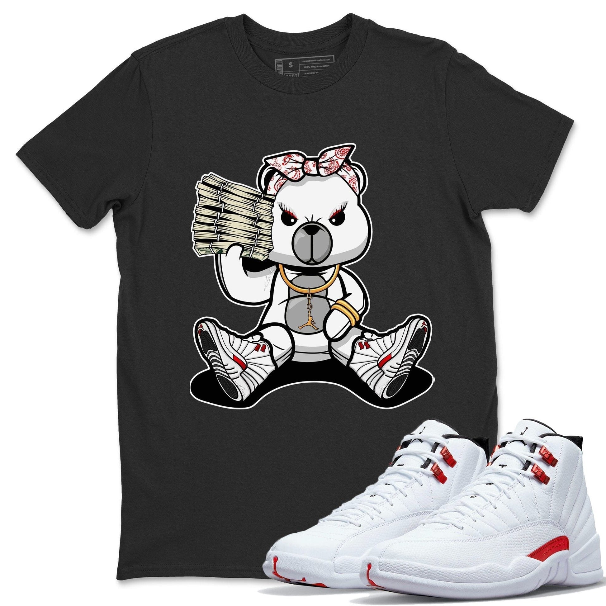 Jordan 12 Twist Sneaker Match Tees Bad Baby Bear Sneaker Tees Jordan 12 Twist Sneaker Release Tees Unisex Shirts