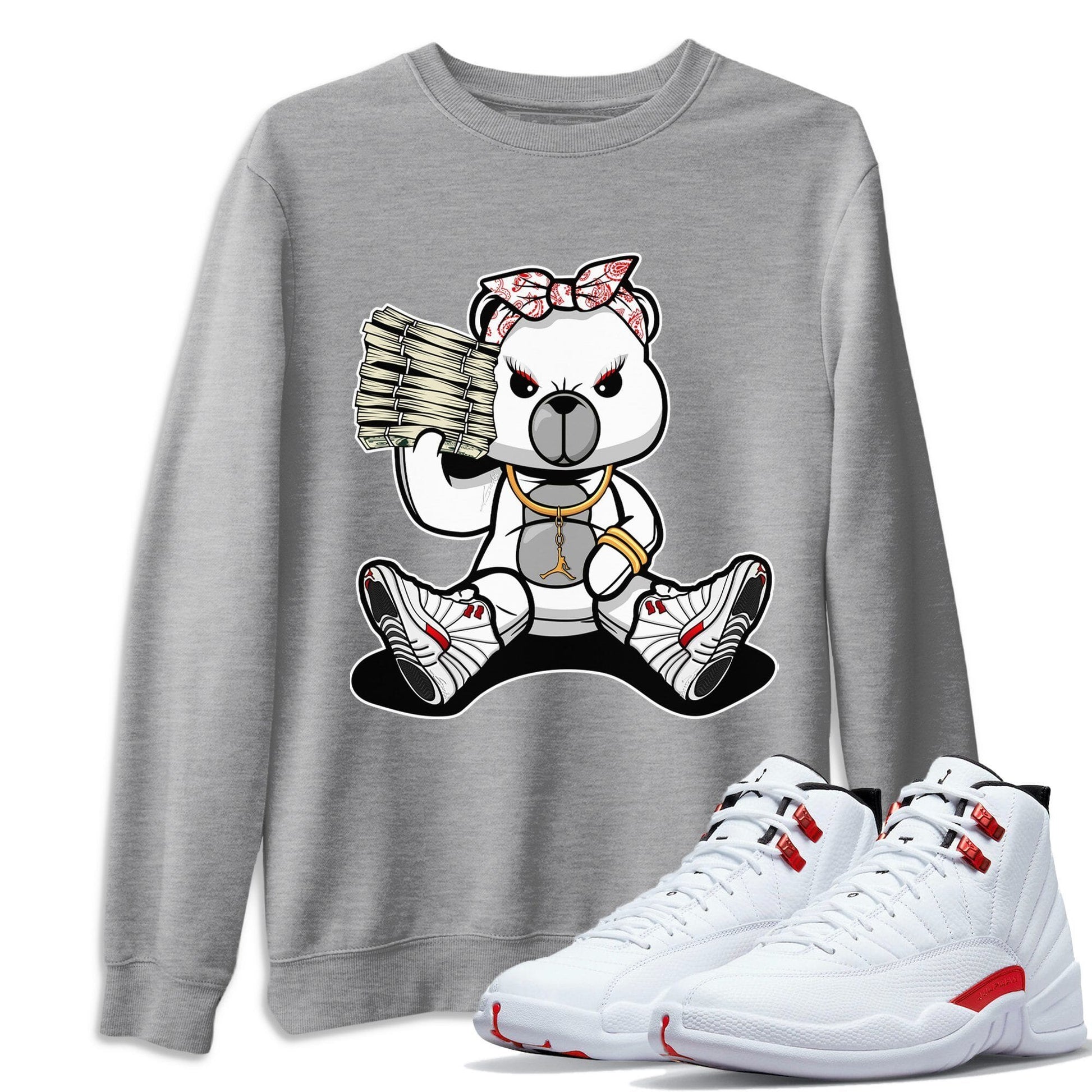 Jordan 12 Twist Sneaker Match Tees Bad Baby Bear Sneaker Tees Jordan 12 Twist Sneaker Release Tees Unisex Shirts