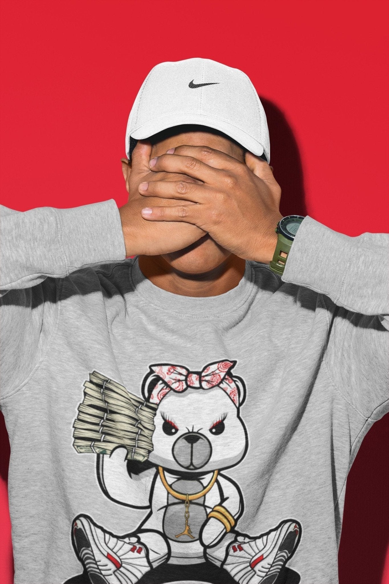 Jordan 12 Twist Sneaker Match Tees Bad Baby Bear Sneaker Tees Jordan 12 Twist Sneaker Release Tees Unisex Shirts