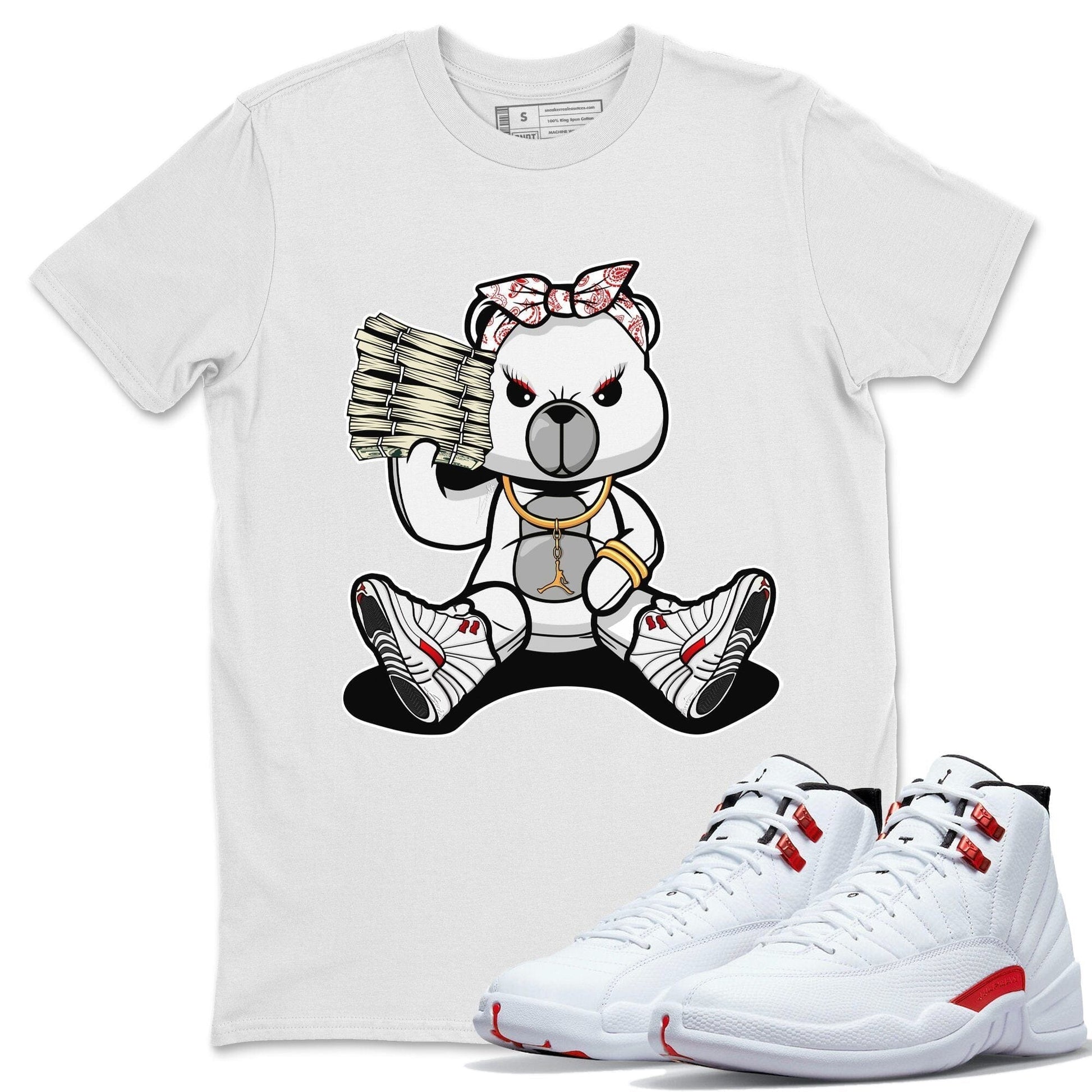 Jordan 12 Twist Sneaker Match Tees Bad Baby Bear Sneaker Tees Jordan 12 Twist Sneaker Release Tees Unisex Shirts