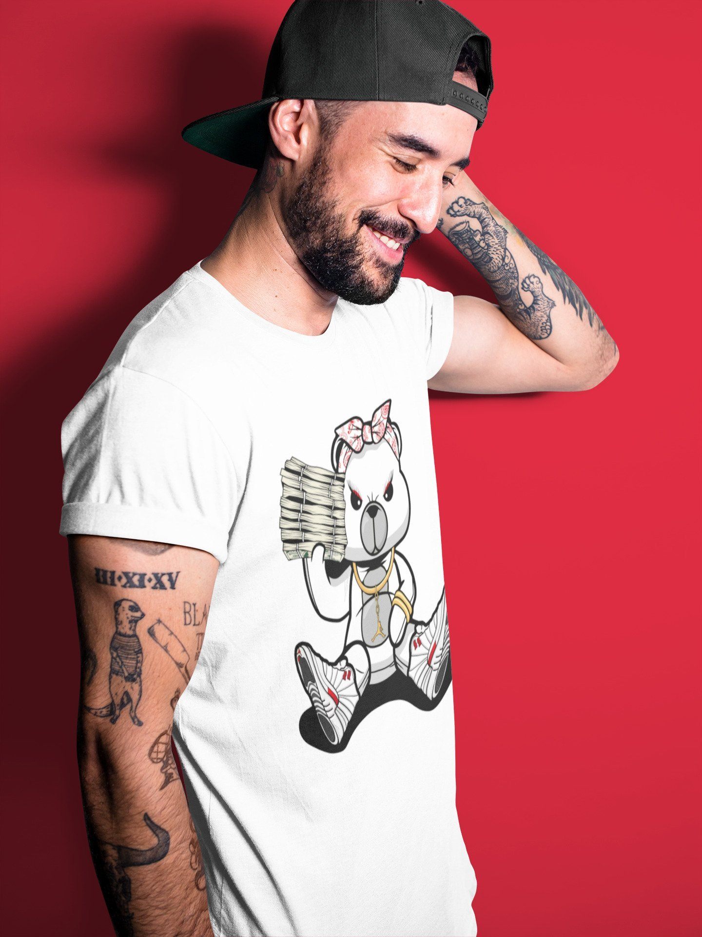 Jordan 12 Twist Sneaker Match Tees Bad Baby Bear Sneaker Tees Jordan 12 Twist Sneaker Release Tees Unisex Shirts