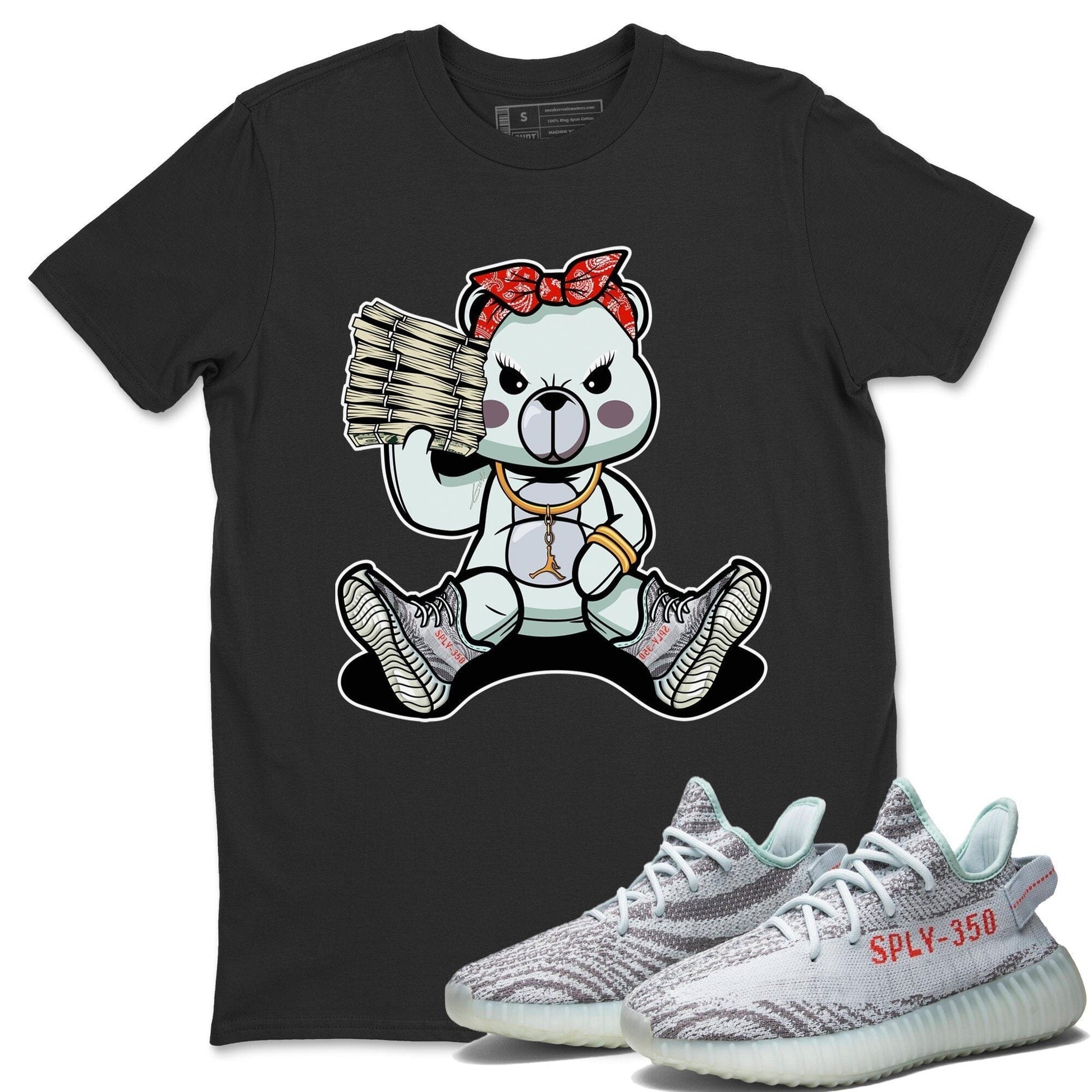 Yeezy 350 Blue Tint Sneaker Match Tees Bad Baby Bear Sneaker Tees Yeezy 350 Blue Tint Sneaker Release Tees Unisex Shirts