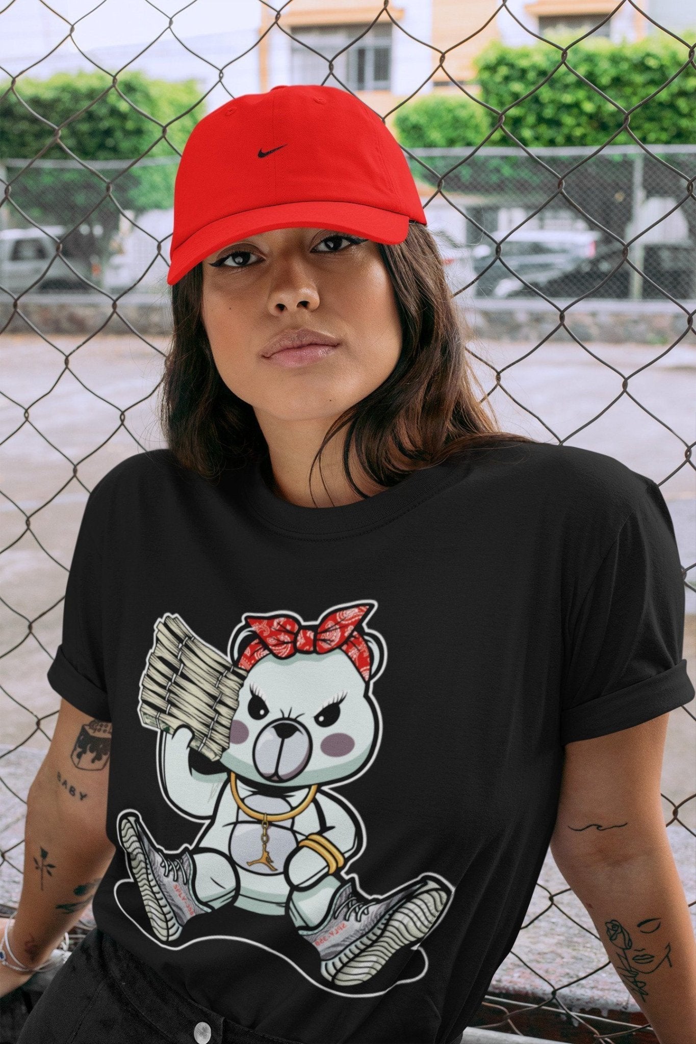 Yeezy 350 Blue Tint Sneaker Match Tees Bad Baby Bear Sneaker Tees Yeezy 350 Blue Tint Sneaker Release Tees Unisex Shirts