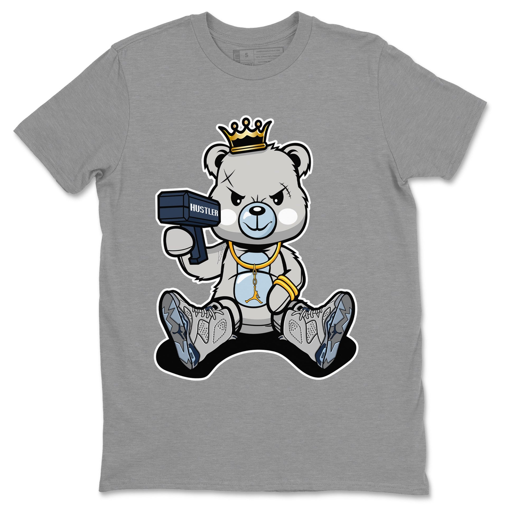 Jordan 6 Georgetown Sneaker Match Tees Bad King Baby Bear Sneaker Tees Jordan 6 Georgetown Sneaker Release Tees Unisex Shirts