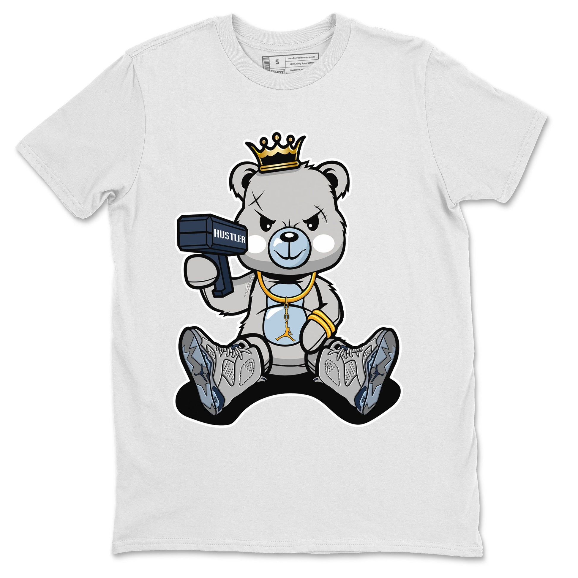 Jordan 6 Georgetown Sneaker Match Tees Bad King Baby Bear Sneaker Tees Jordan 6 Georgetown Sneaker Release Tees Unisex Shirts