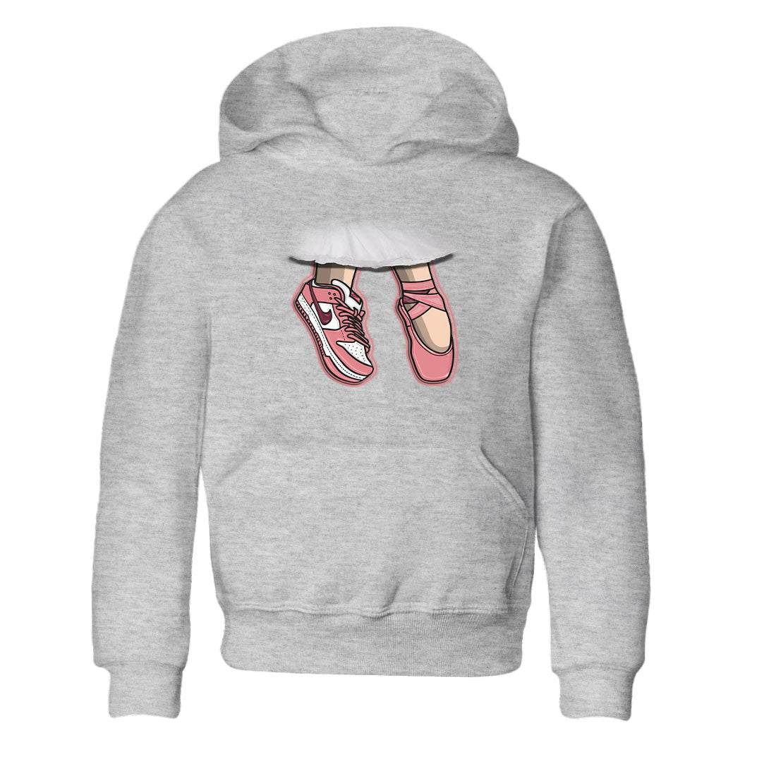 Dunk Valentine's Day shirt to match jordans Ballet Shoes sneaker tees Dunks Valentine's Day SNRT sneaker release tees baby toddler Heather Grey 2 cotton Shirt