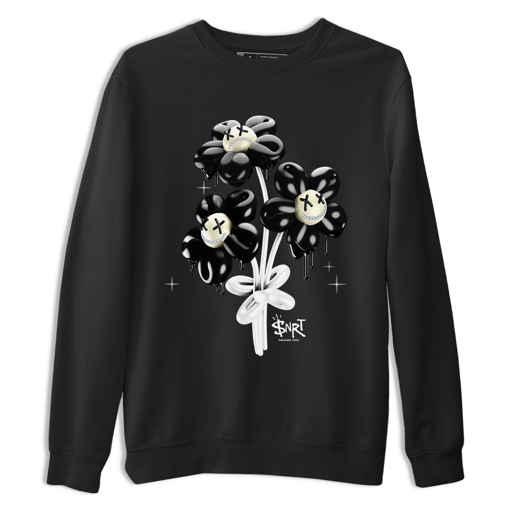 11s Gratitude shirt to match jordans Balloon Bouquet sneaker tees Air Jordan 11 Retro Gratitude SNRT Sneaker Tees Streetwear Casual Fit Black 2 T-Shirt