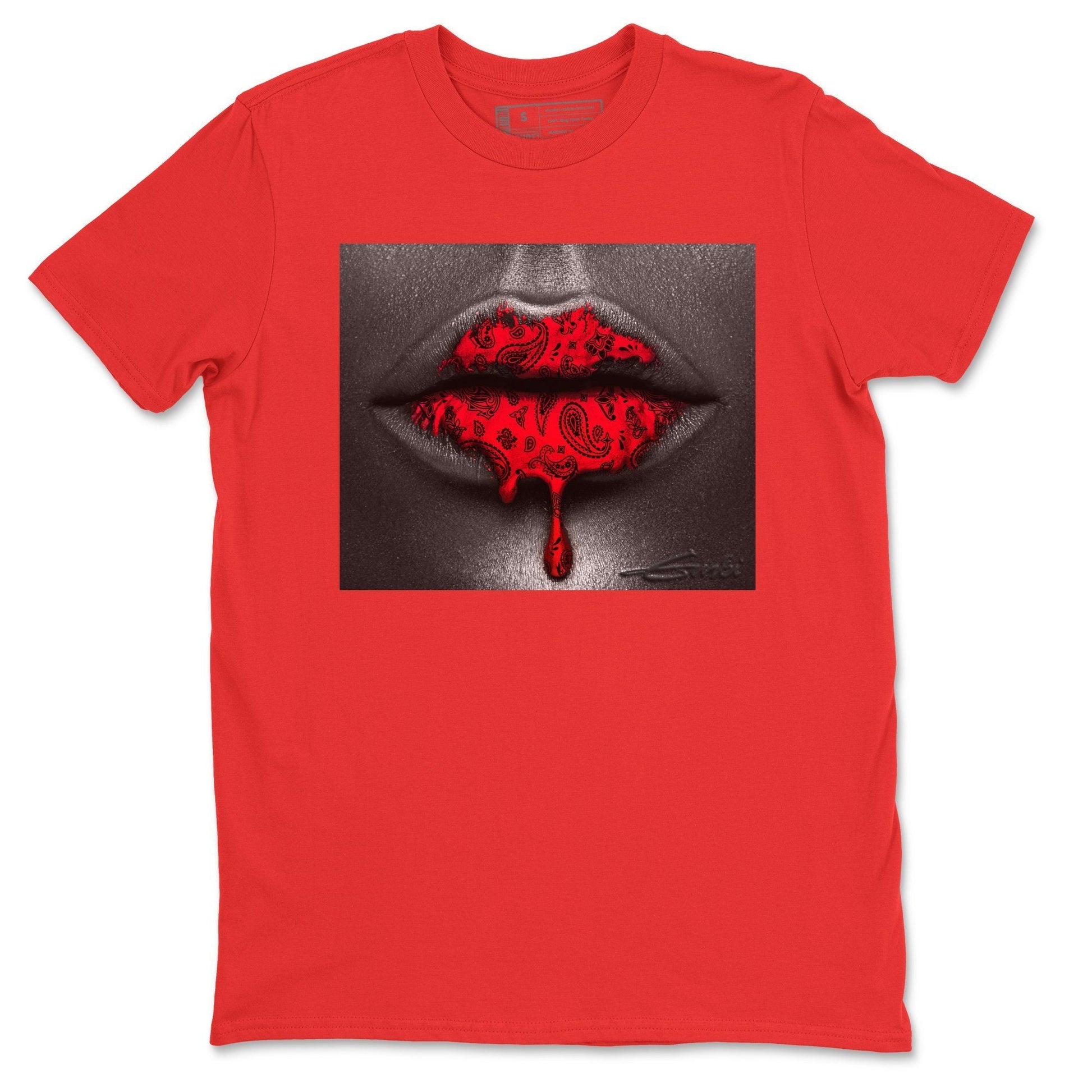 Jordan 5 Raging Bull Sneaker Match Tees Bandana Lips Sneaker Tees Jordan 5 Raging Bull Sneaker Release Tees Unisex Shirts