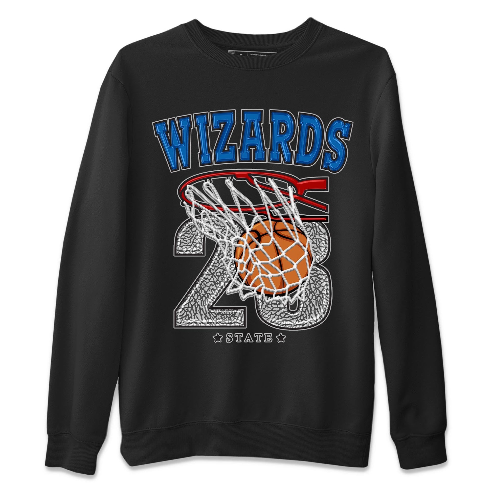 Air Jordan 3 Wizards Sneaker Match Tees Basketball Sneaker Tees Air Jordan 3 Wizards Sneaker Release Tees Unisex Shirts Black 2