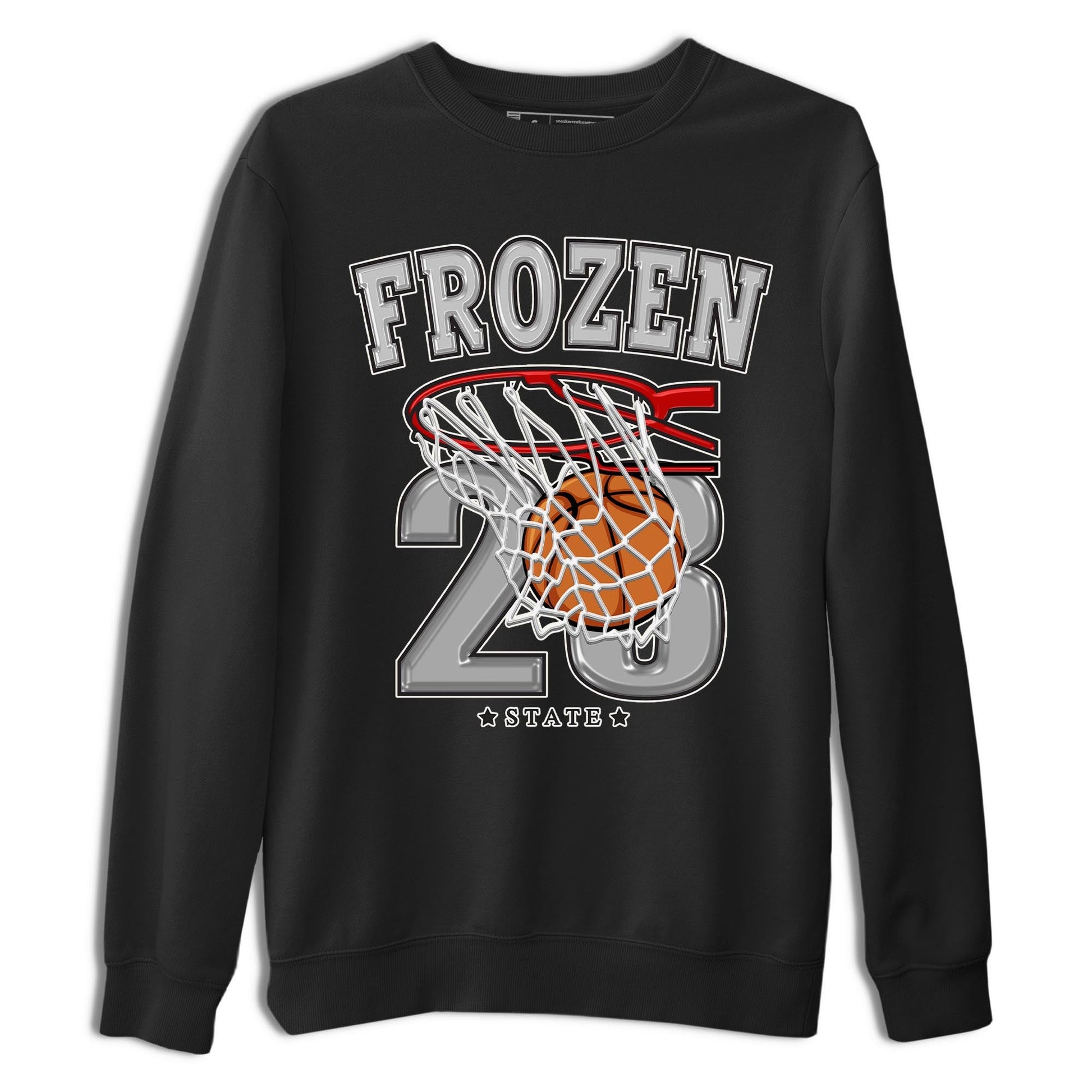 AJ4 Frozen Moments shirt to match jordans Basketball sneaker tees Crew Neck AJ4 Frozen Moments SNRT Sneaker Release Tees Unisex Casual Shirts Black 2 T-Shirt