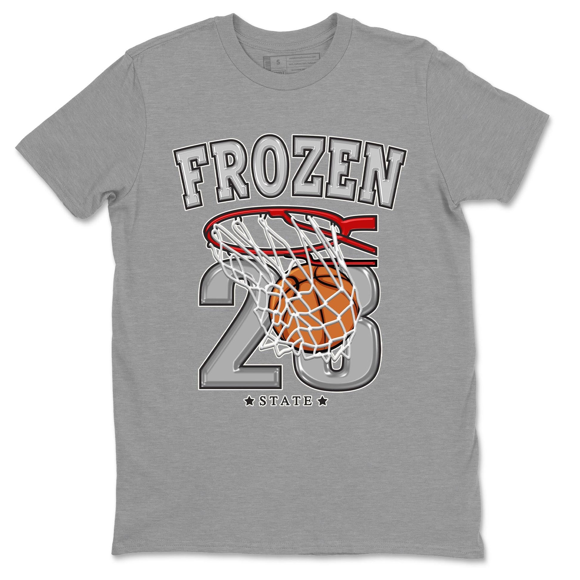 AJ4 Frozen Moments shirt to match jordans Basketball sneaker tees Crew Neck AJ4 Frozen Moments SNRT Sneaker Release Tees Unisex Casual Shirts Heather Grey 2 T-Shirt