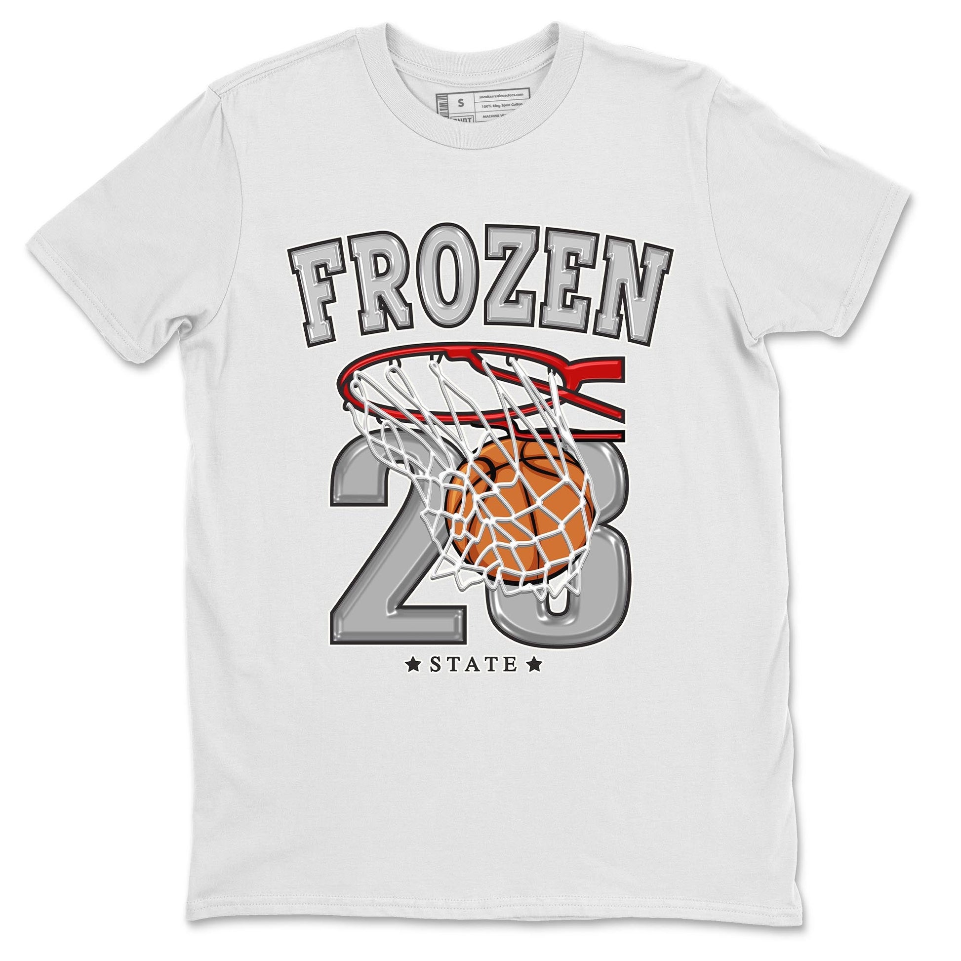 AJ4 Frozen Moments shirt to match jordans Basketball sneaker tees Crew Neck AJ4 Frozen Moments SNRT Sneaker Release Tees Unisex Casual Shirts White 2 T-Shirt