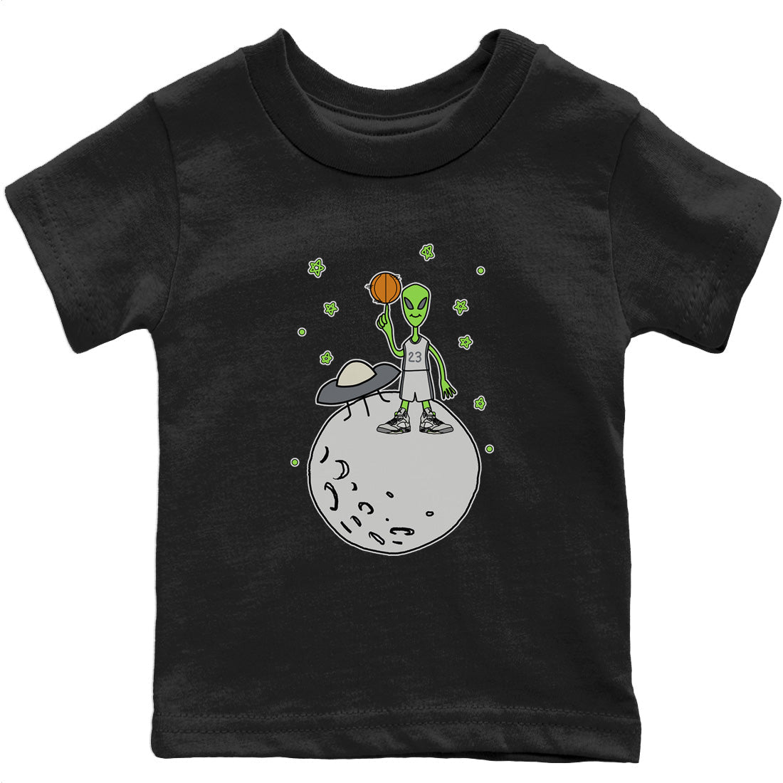 Jordan 5 Green Bean Sneaker Match Tees Basketball Alien Sneaker Tees Jordan 5 Green Bean Sneaker Release Tees Kids Shirts