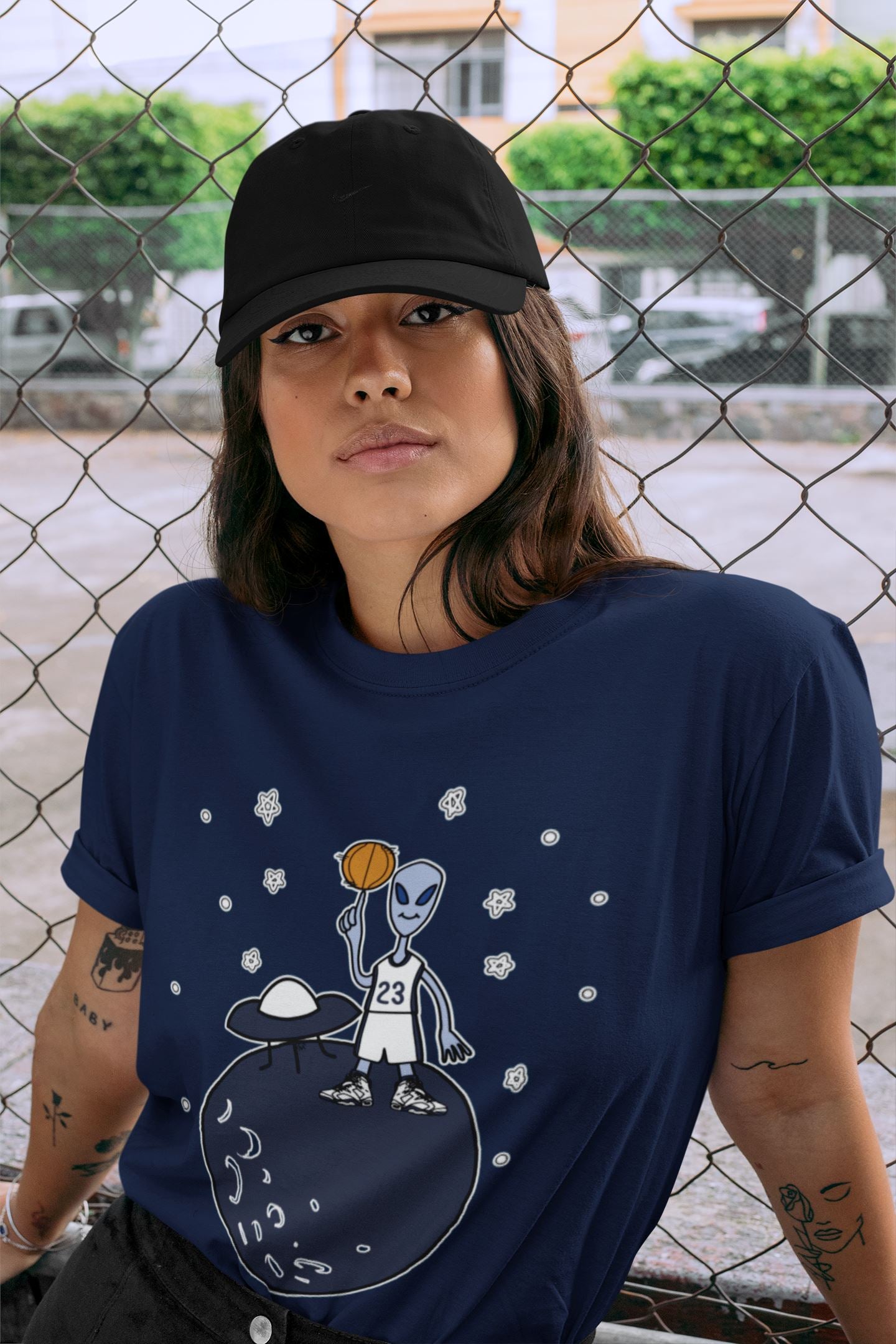 Jordan 6 Midnight Navy Sneaker Match Tees Basketball Alien Sneaker Tees Jordan 6 Midnight Navy Sneaker Release Tees Unisex Shirts