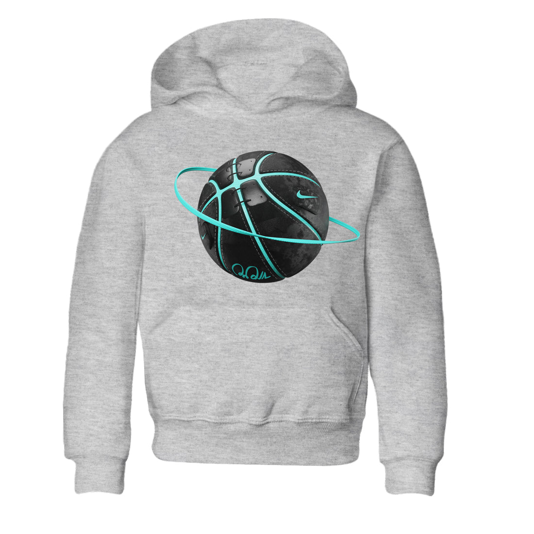 Air Force 1 Tiffany Sneaker Match Tees Basketball planet Sneaker Tees Nike Tiffany AF1Sneaker Release Tees Kids Shirts Heather Grey 2