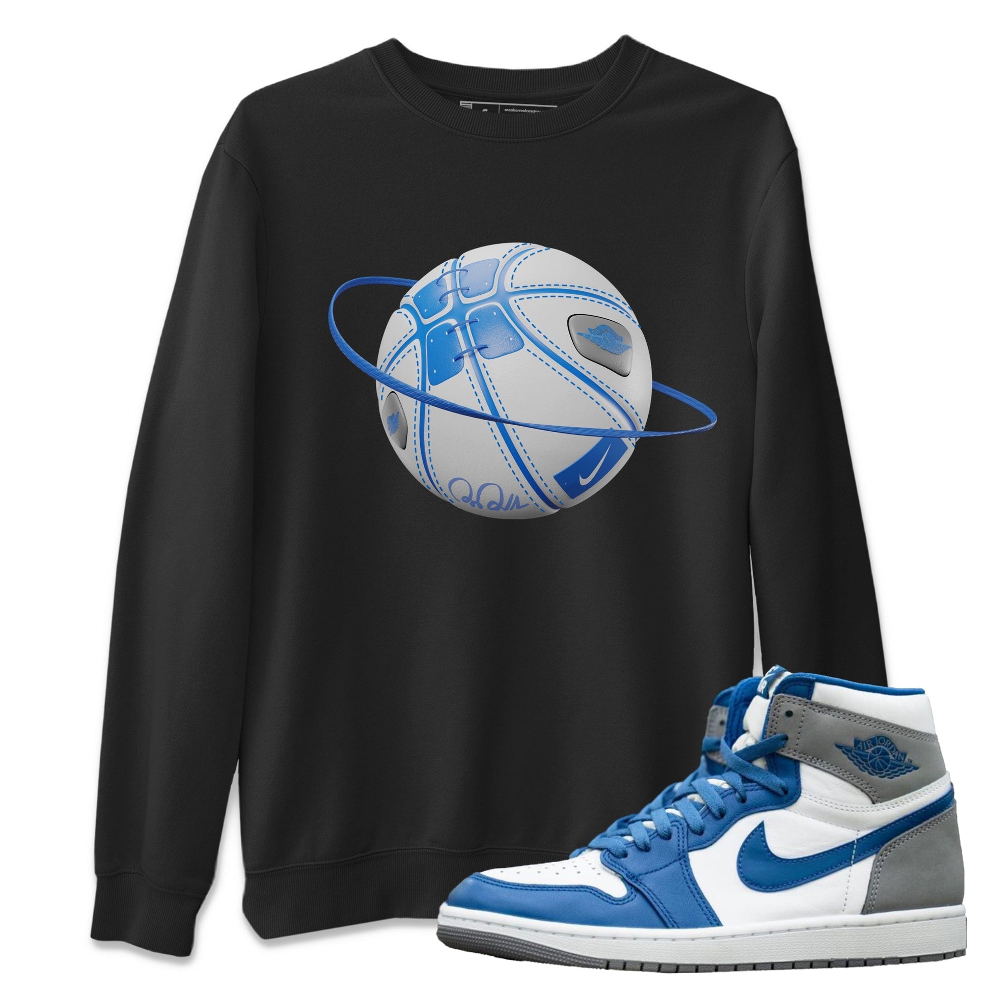Jordan 1 True Blue Sneaker Match Tees Basketball Planet Sneaker Tees Jordan 1 True Blue Sneaker Release Tees Unisex Shirts