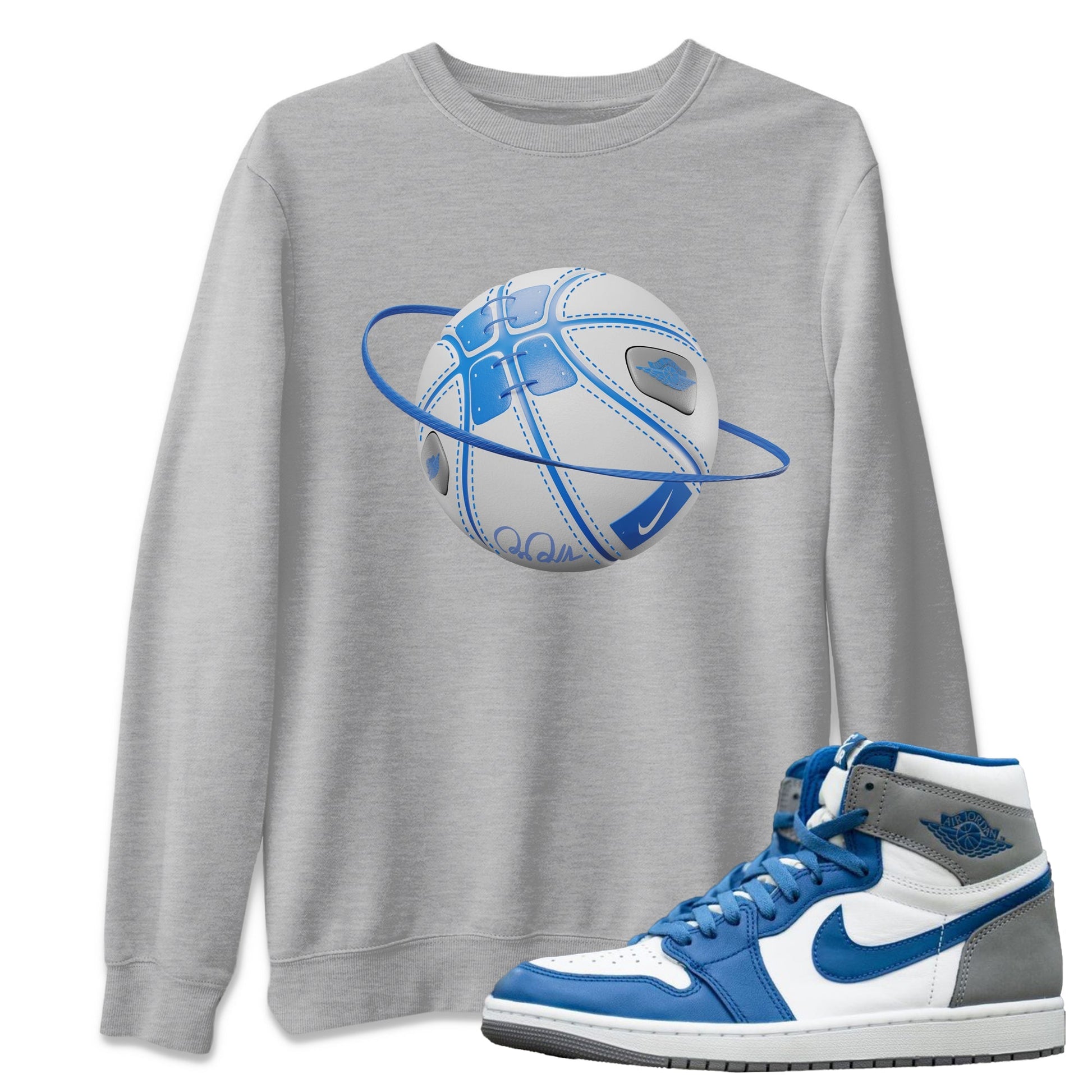 Jordan 1 True Blue Sneaker Match Tees Basketball Planet Sneaker Tees Jordan 1 True Blue Sneaker Release Tees Unisex Shirts