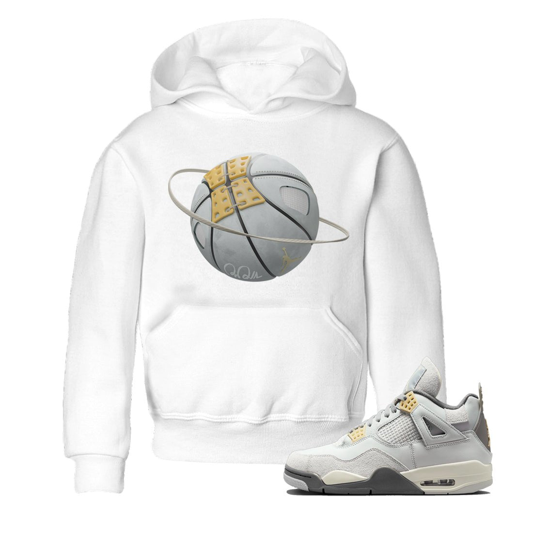 Jordan 4 Craft Sneaker Match Tees Basketball Planet Sneaker Tees Jordan 4 Craft Sneaker Release Tees Kids Shirts