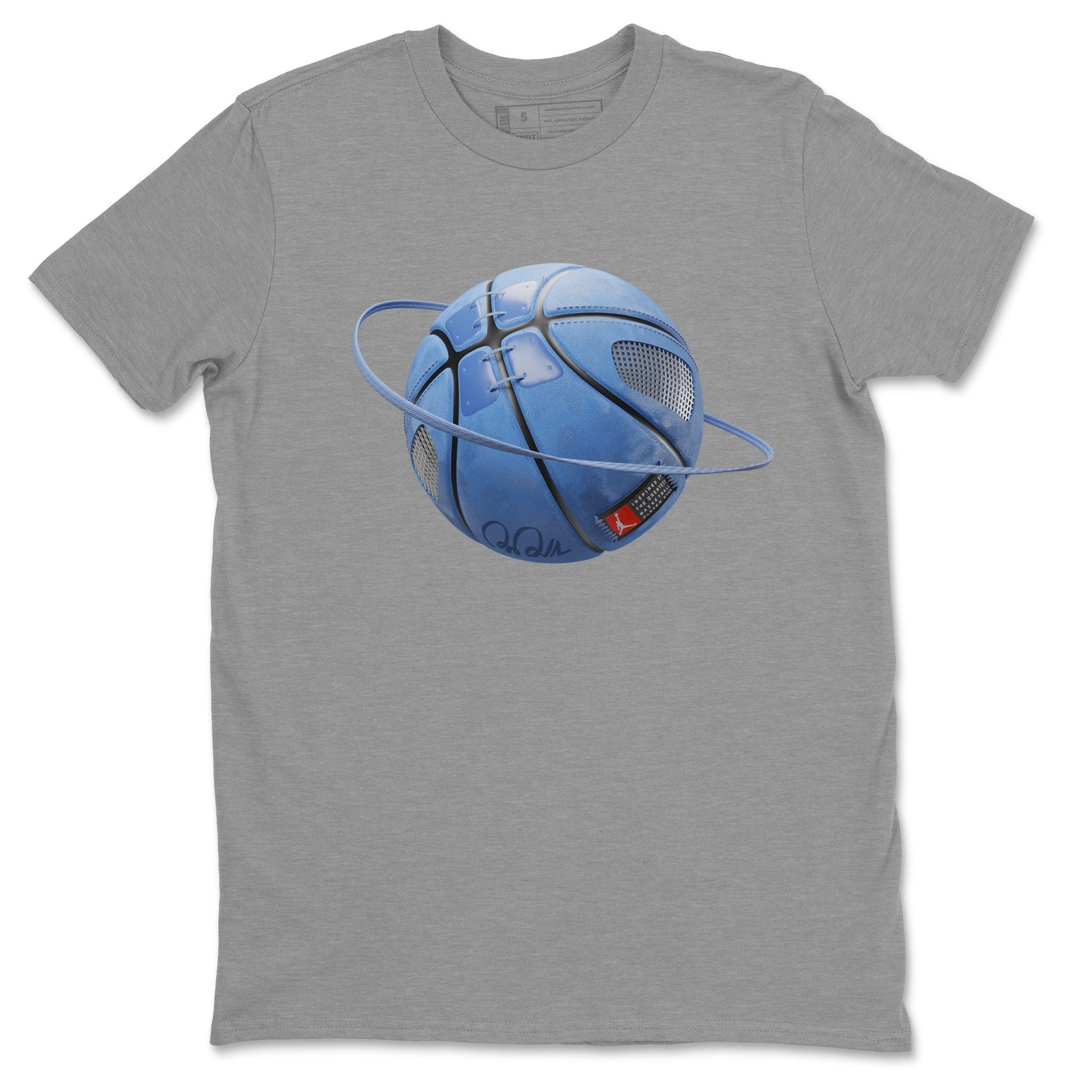 Jordan 5 UNC Sneaker Match Tees Basketball Planet Sneaker Tees Jordan 5 UNC SNRT Sneaker Tees Unisex Shirts
