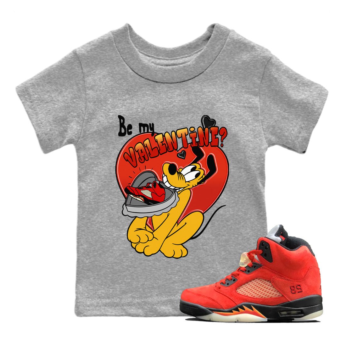Jordan 5 Mars For Her Sneaker Match Tees Be My Valentine Sneaker Tees Jordan 5 Mars For Her Sneaker Release Tees Kids Shirts