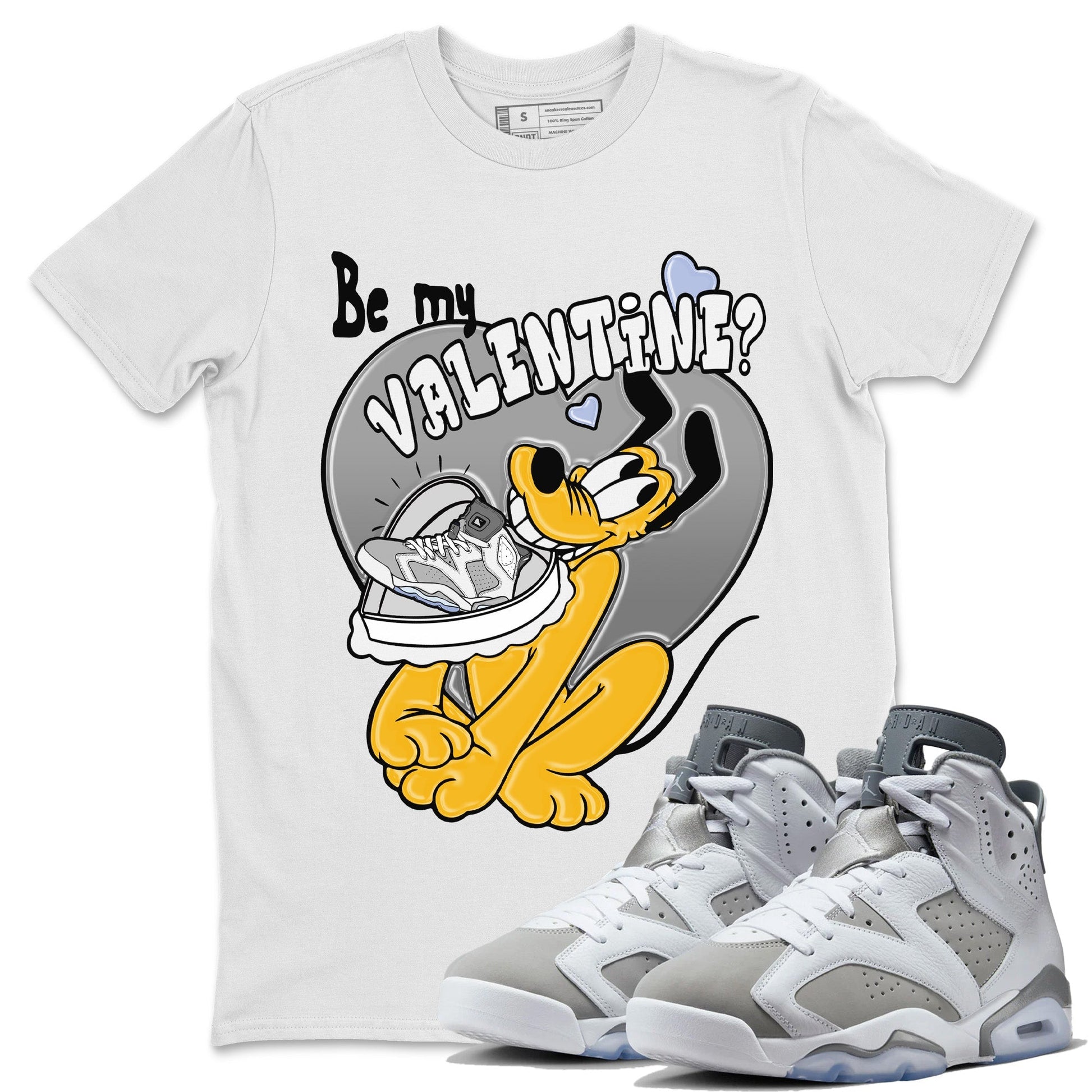 Jordan 6 Cool Grey Sneaker Match Tees Be My Valentine Sneaker Tees Jordan 6 Cool Grey Sneaker Release Tees Unisex Shirts