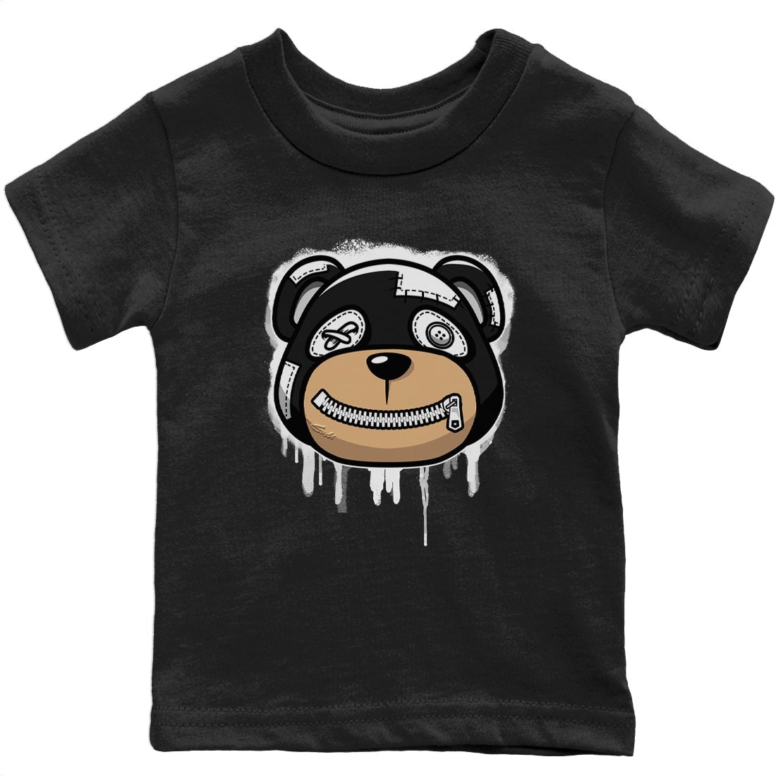 Dunk Panda Sneaker Match Tees Bear Face Sneaker Tees Dunk Panda Sneaker Release Tees Kids Shirts