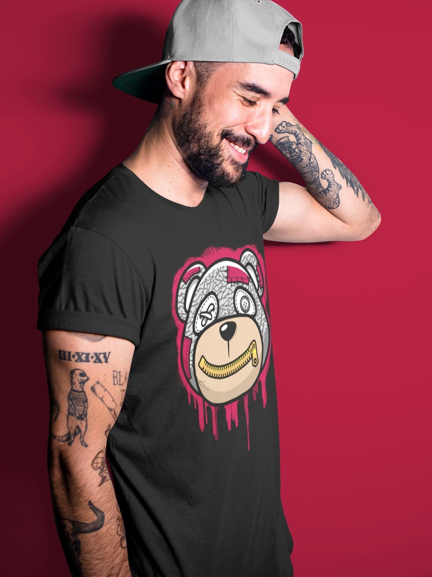 Jordan 3 Cardinal Sneaker Match Tees Bear Face Sneaker Tees Jordan 3 Cardinal Sneaker Release Tees Unisex Shirts