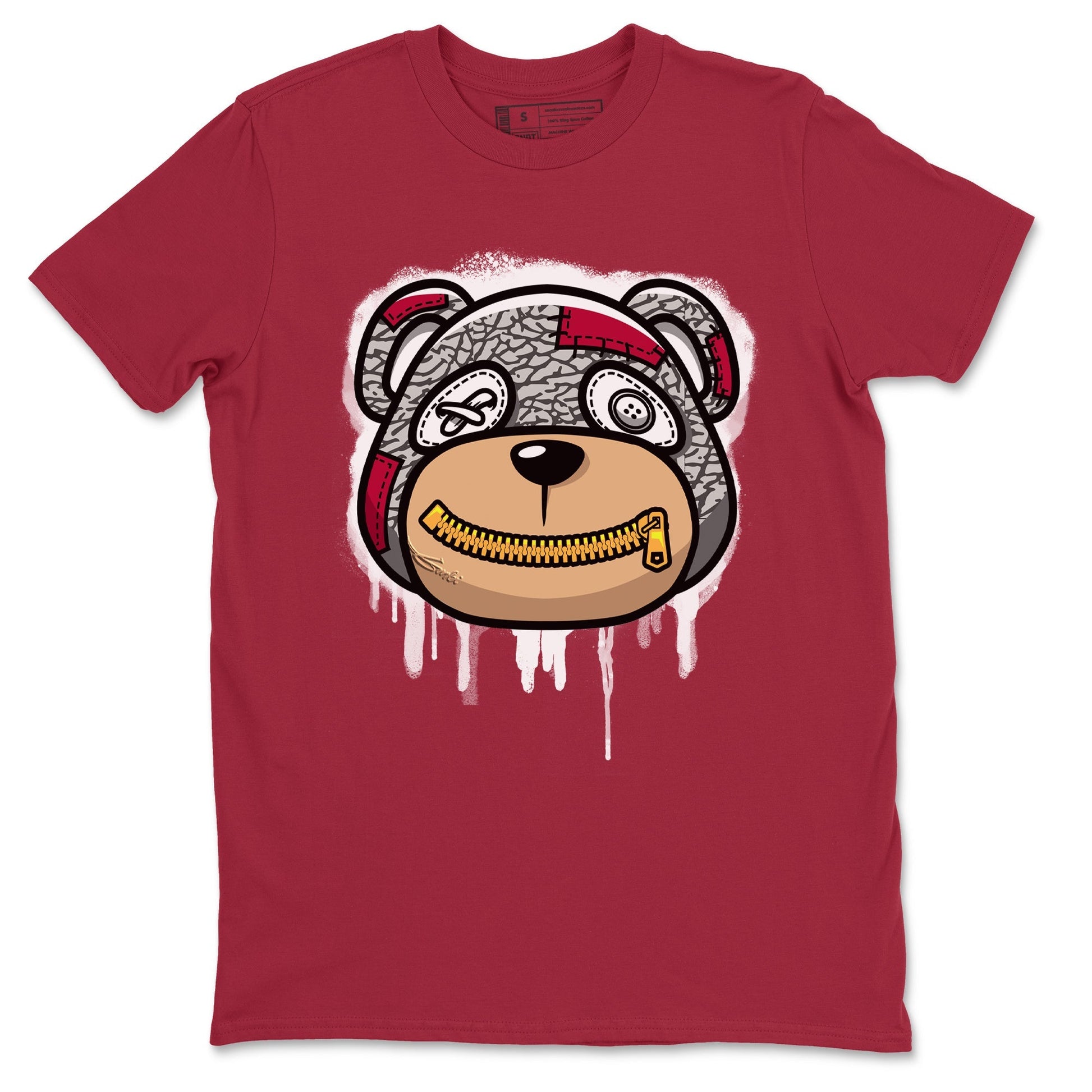 Jordan 3 Cardinal Sneaker Match Tees Bear Face Sneaker Tees Jordan 3 Cardinal Sneaker Release Tees Unisex Shirts