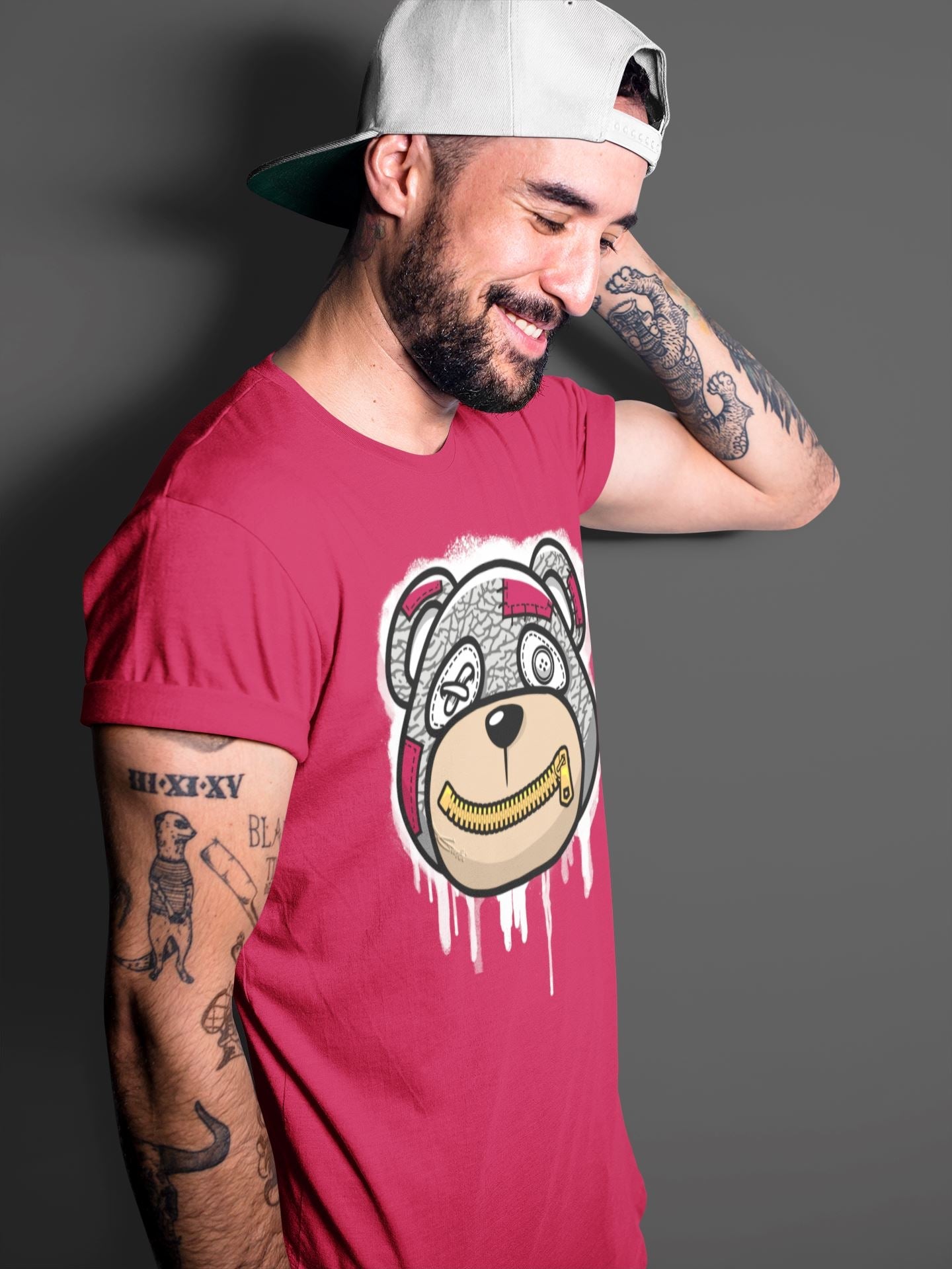 Jordan 3 Cardinal Sneaker Match Tees Bear Face Sneaker Tees Jordan 3 Cardinal Sneaker Release Tees Unisex Shirts