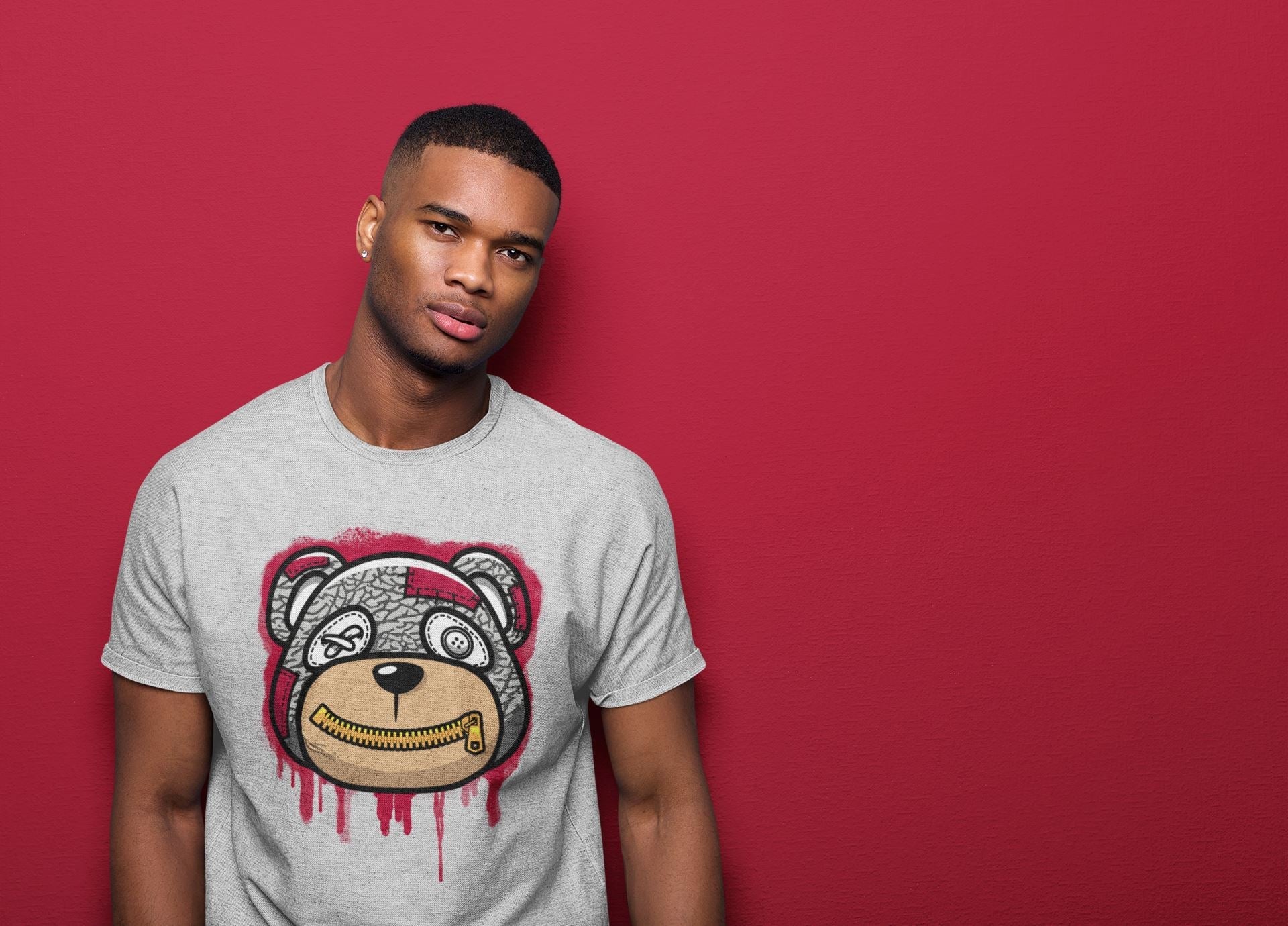 Jordan 3 Cardinal Sneaker Match Tees Bear Face Sneaker Tees Jordan 3 Cardinal Sneaker Release Tees Unisex Shirts