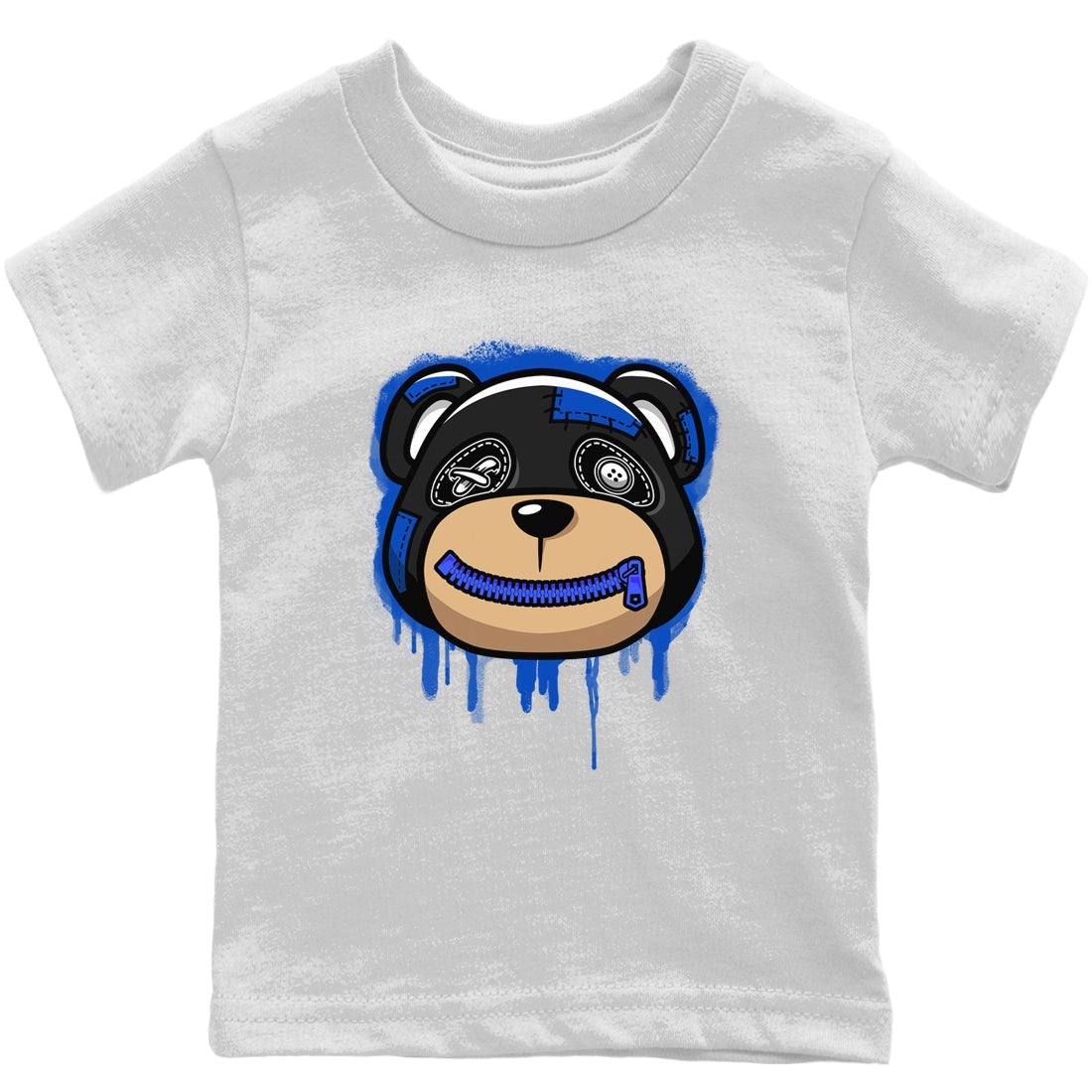 Jordan 5 Racer Blue Sneaker Match Tees Bear Face Sneaker Tees Jordan 5 Racer Blue Sneaker Release Tees Kids Shirts