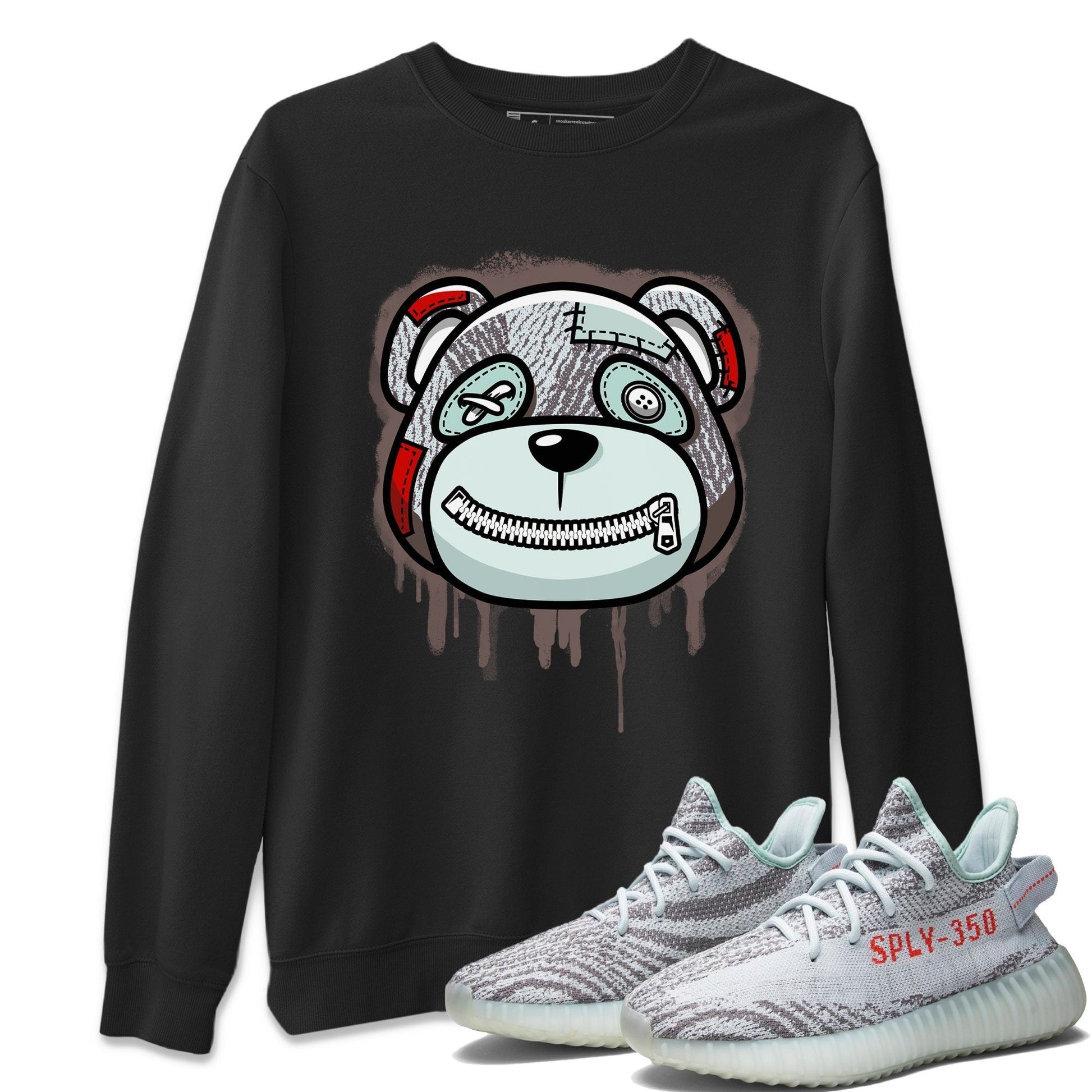 Yeezy 350 Blue Tint Sneaker Match Tees Bear Face Sneaker Tees Yeezy 350 Blue Tint Sneaker Release Tees Unisex Shirts