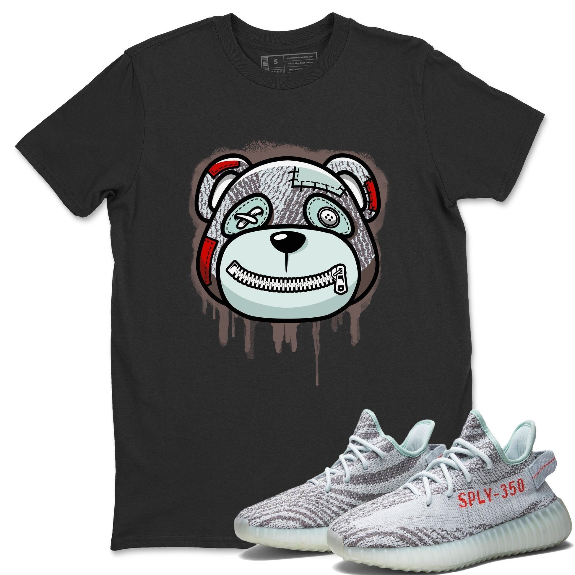 Yeezy 350 Blue Tint Sneaker Match Tees Bear Face Sneaker Tees Yeezy 350 Blue Tint Sneaker Release Tees Unisex Shirts