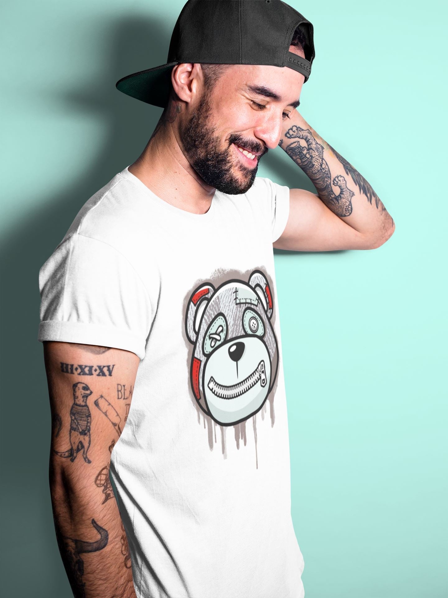 Yeezy 350 Blue Tint Sneaker Match Tees Bear Face Sneaker Tees Yeezy 350 Blue Tint Sneaker Release Tees Unisex Shirts