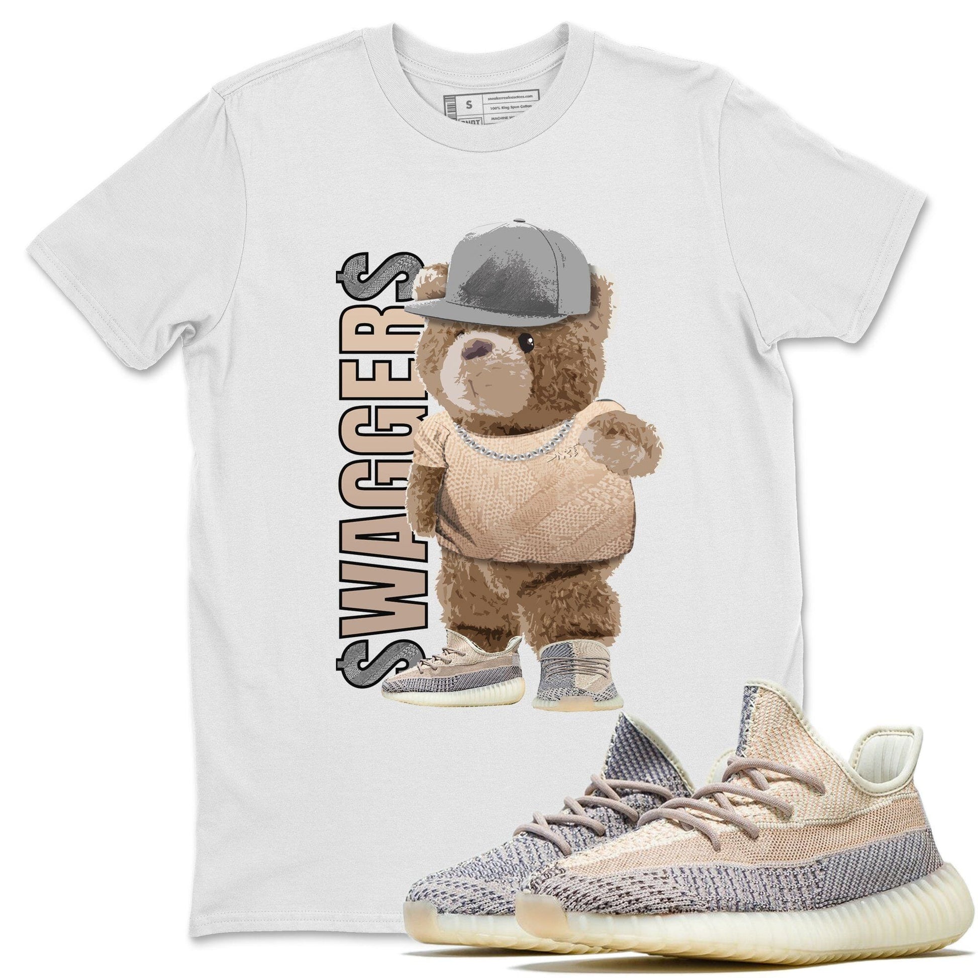 Yeezy 350 Ash Pearl Sneaker Match Tees Bear Swaggers Sneaker Tees Yeezy 350 Ash Pearl Sneaker Release Tees Unisex Shirts