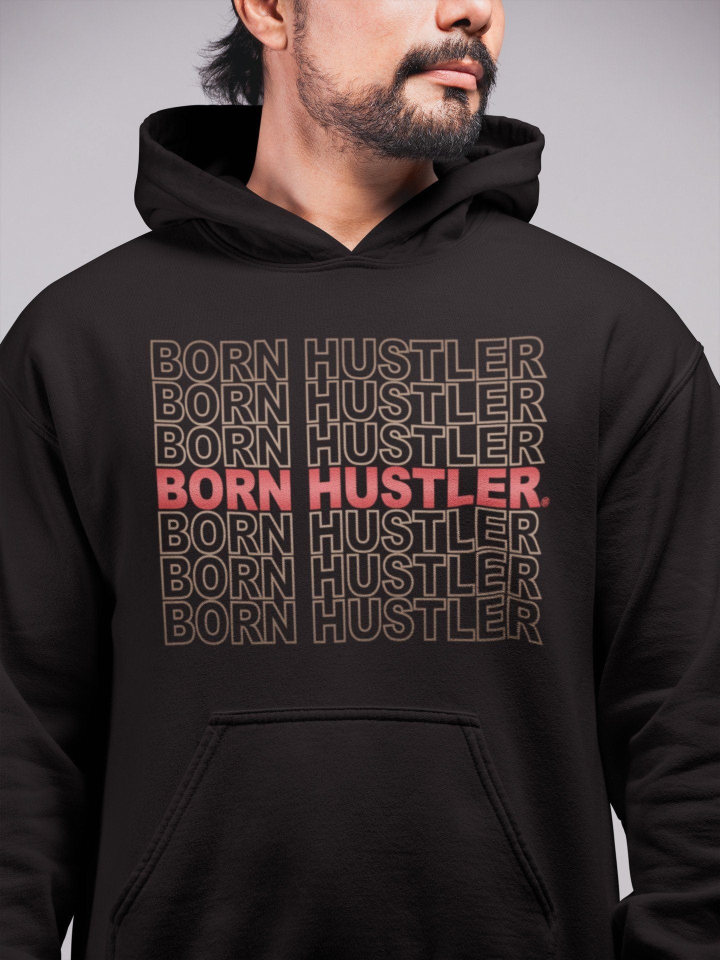 Jordan 4 Taupe Haze Sneaker Match Tees Born Hustler Sneaker Tees Jordan 4 Taupe Haze Sneaker Release Tees Unisex Shirts