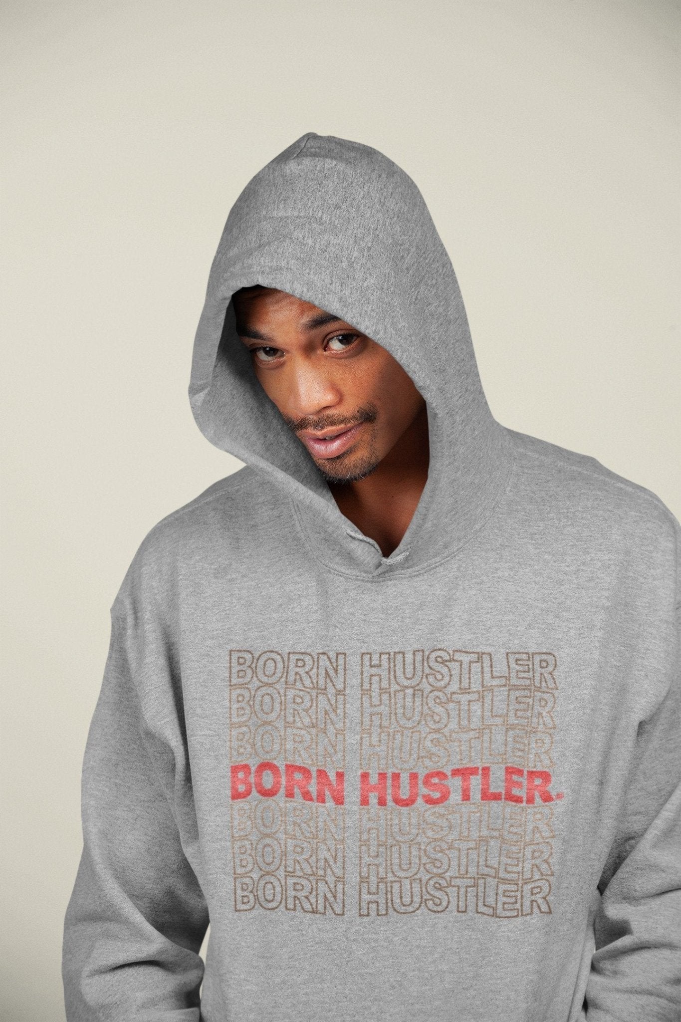 Jordan 4 Taupe Haze Sneaker Match Tees Born Hustler Sneaker Tees Jordan 4 Taupe Haze Sneaker Release Tees Unisex Shirts