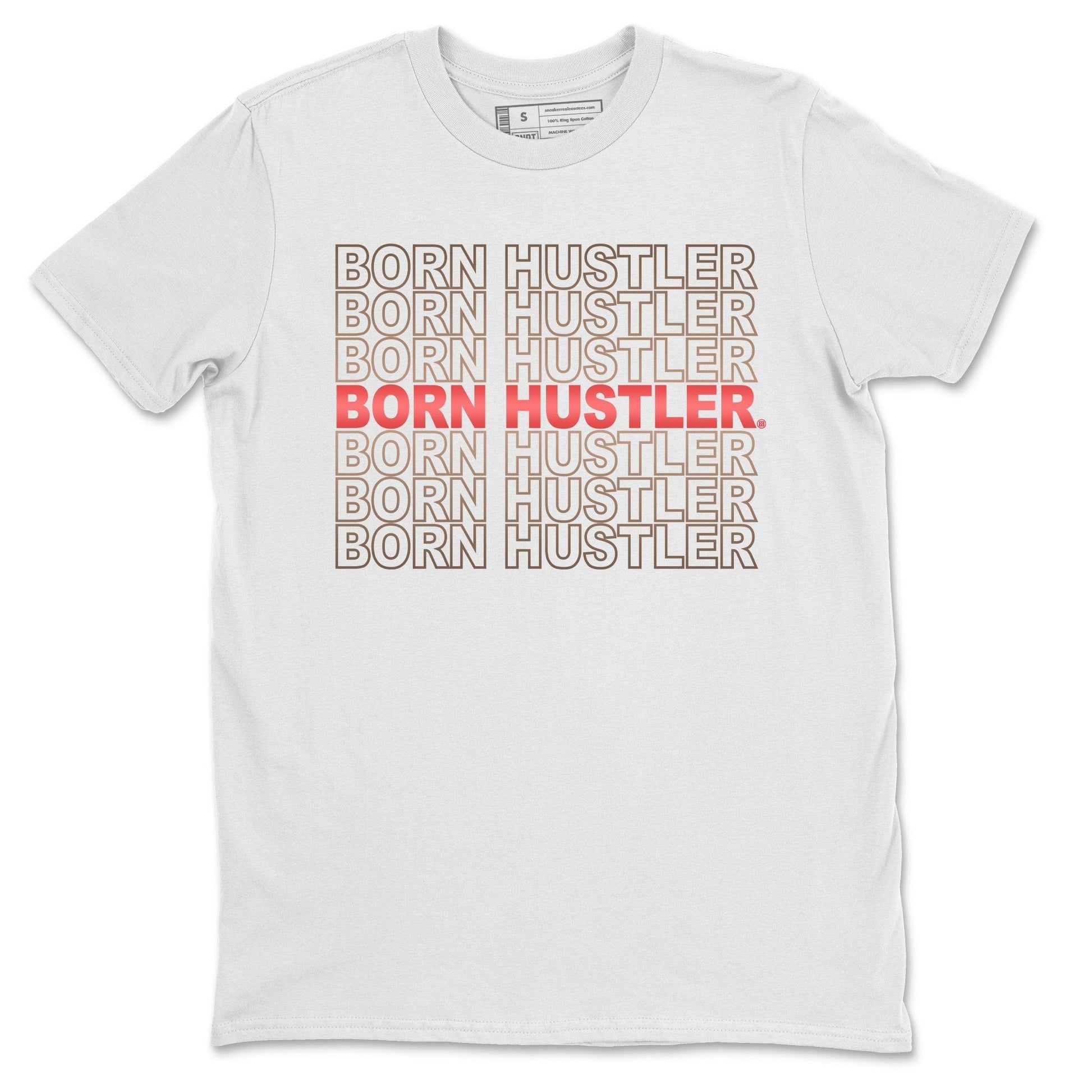 Jordan 4 Taupe Haze Sneaker Match Tees Born Hustler Sneaker Tees Jordan 4 Taupe Haze Sneaker Release Tees Unisex Shirts