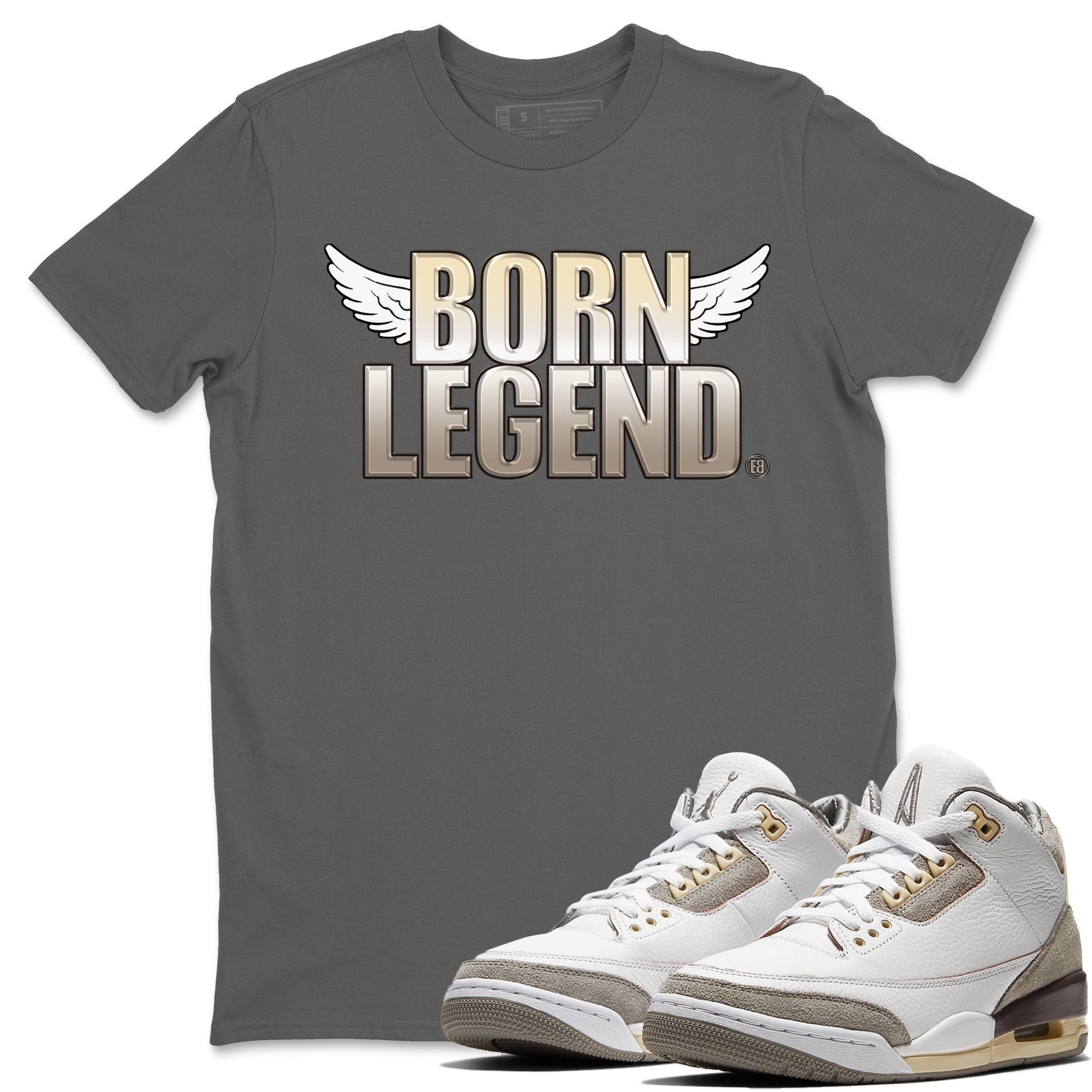Jordan 3 A Ma Maniere Sneaker Match Tees Born Legend Sneaker Tees Jordan 3 A Ma Maniere Sneaker Release Tees Unisex Shirts