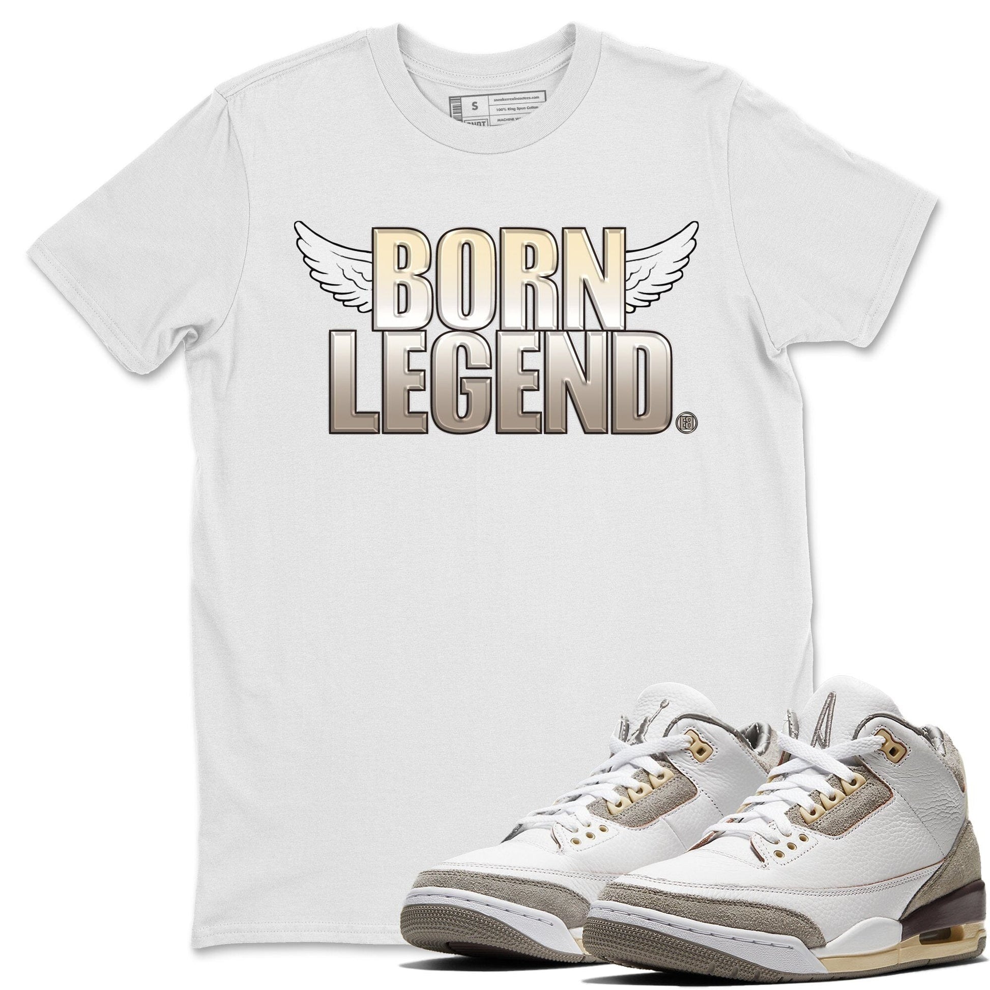 Jordan 3 A Ma Maniere Sneaker Match Tees Born Legend Sneaker Tees Jordan 3 A Ma Maniere Sneaker Release Tees Unisex Shirts