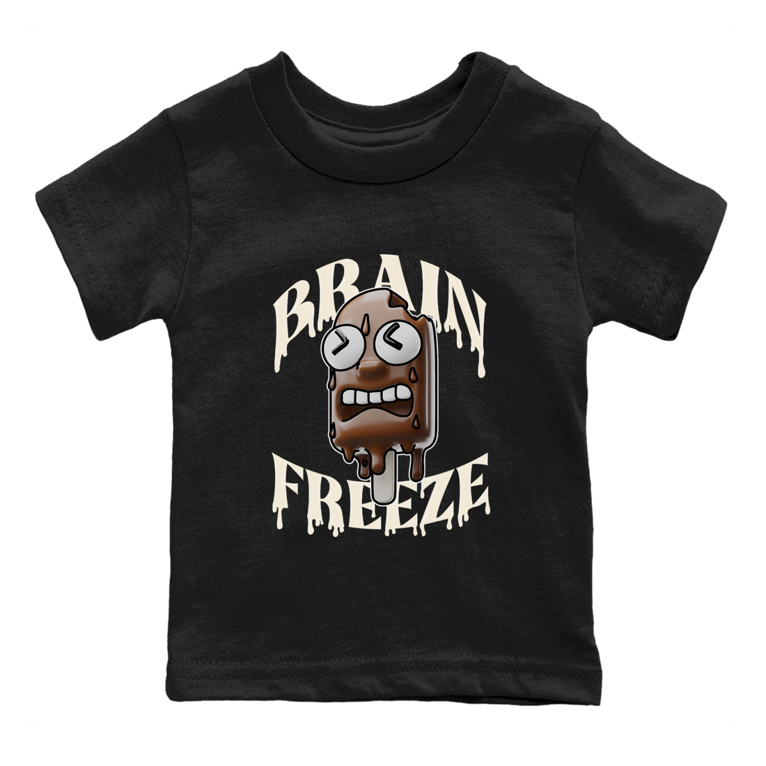 Dunk Cacao Wow shirt to match jordans Brain Freeze sneaker tees Nike Dunk Cacao Wow SNRT Sneaker Release Tees Baby Toddler Black 2 T-Shirt