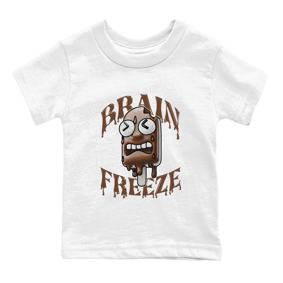 Dunk Cacao Wow shirt to match jordans Brain Freeze sneaker tees Nike Dunk Cacao Wow SNRT Sneaker Release Tees Baby Toddler White 2 T-Shirt