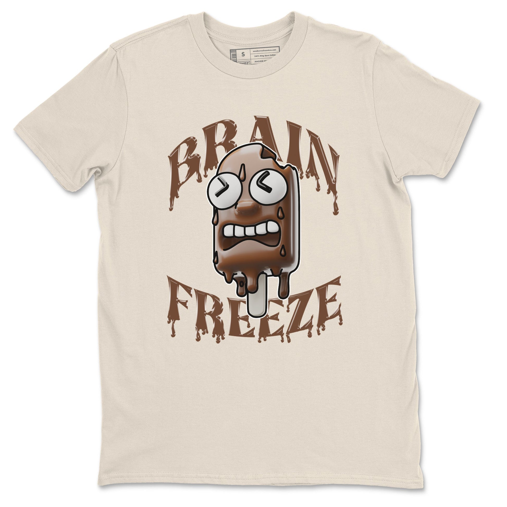 Dunk Cacao Wow shirt to match jordans Brain Freeze sneaker tees Nike Dunk Cacao Wow SNRT Sneaker Release Tees Unisex Natural 2 T-Shirt
