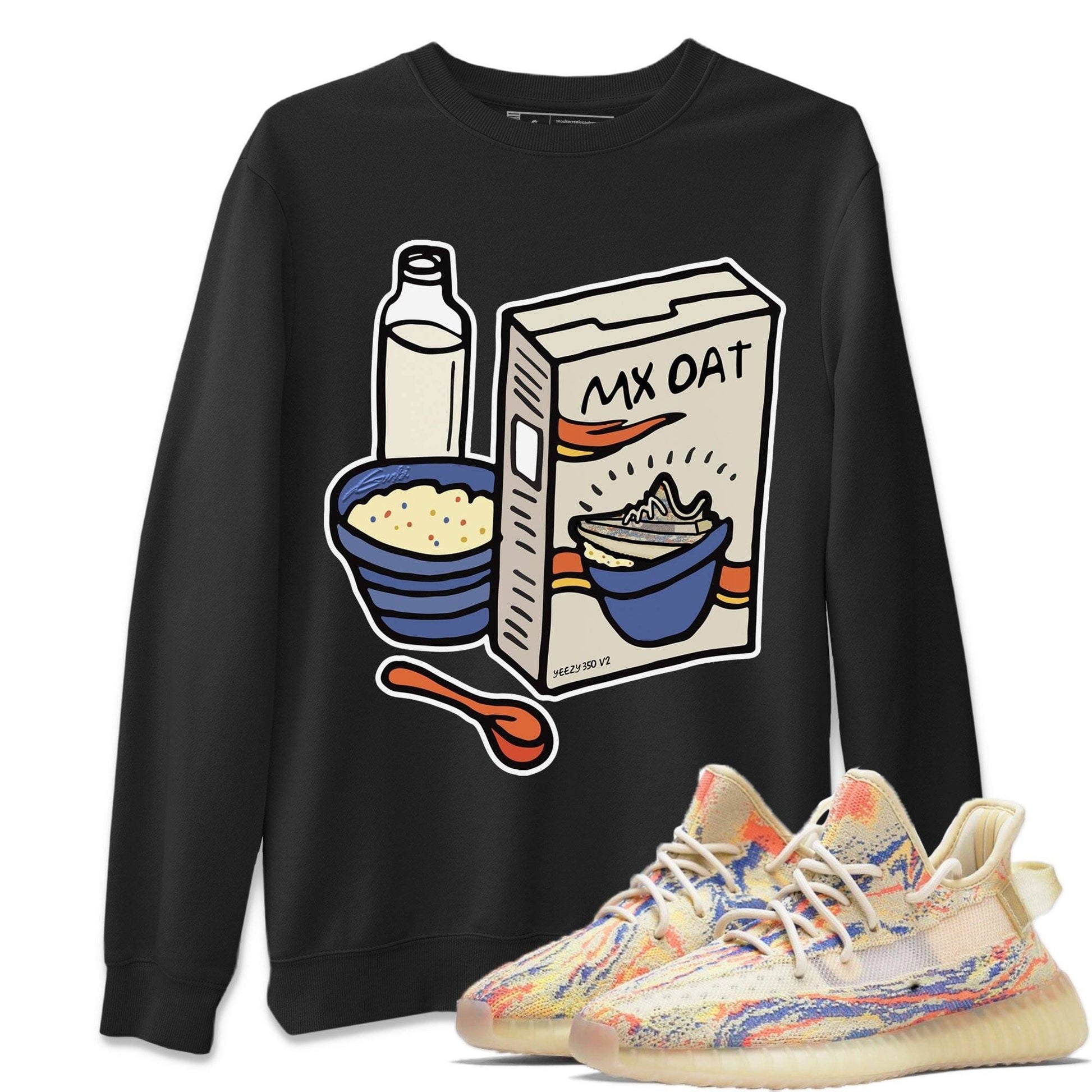 Yeezy 350 MX Oat Sneaker Match Tees Breakfast Cereal Sneaker Tees Yeezy 350 MX Oat Sneaker Release Tees Unisex Shirts