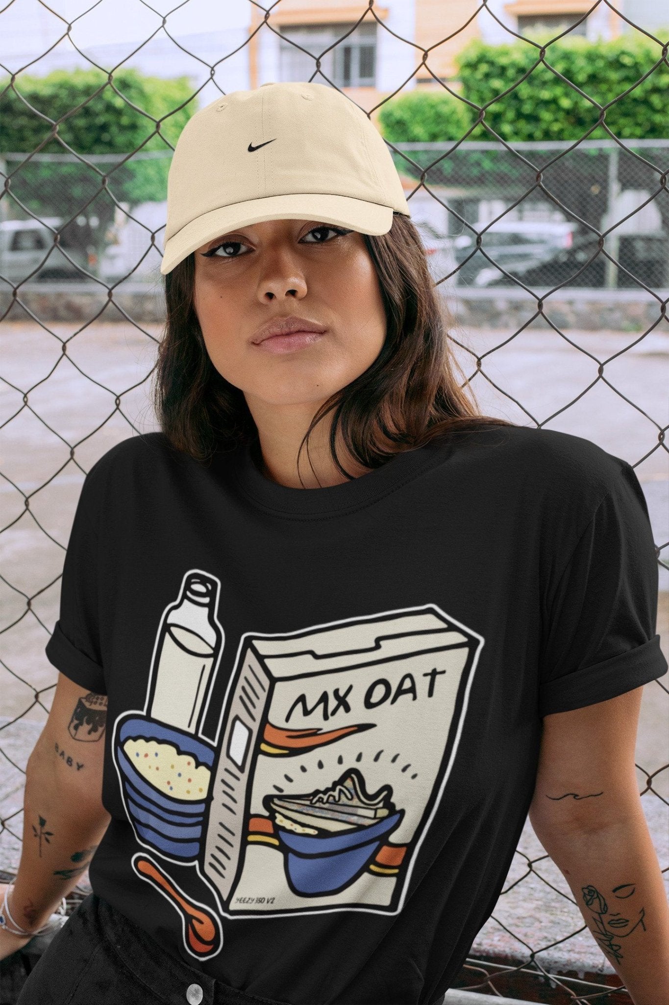 Yeezy 350 MX Oat Sneaker Match Tees Breakfast Cereal Sneaker Tees Yeezy 350 MX Oat Sneaker Release Tees Unisex Shirts