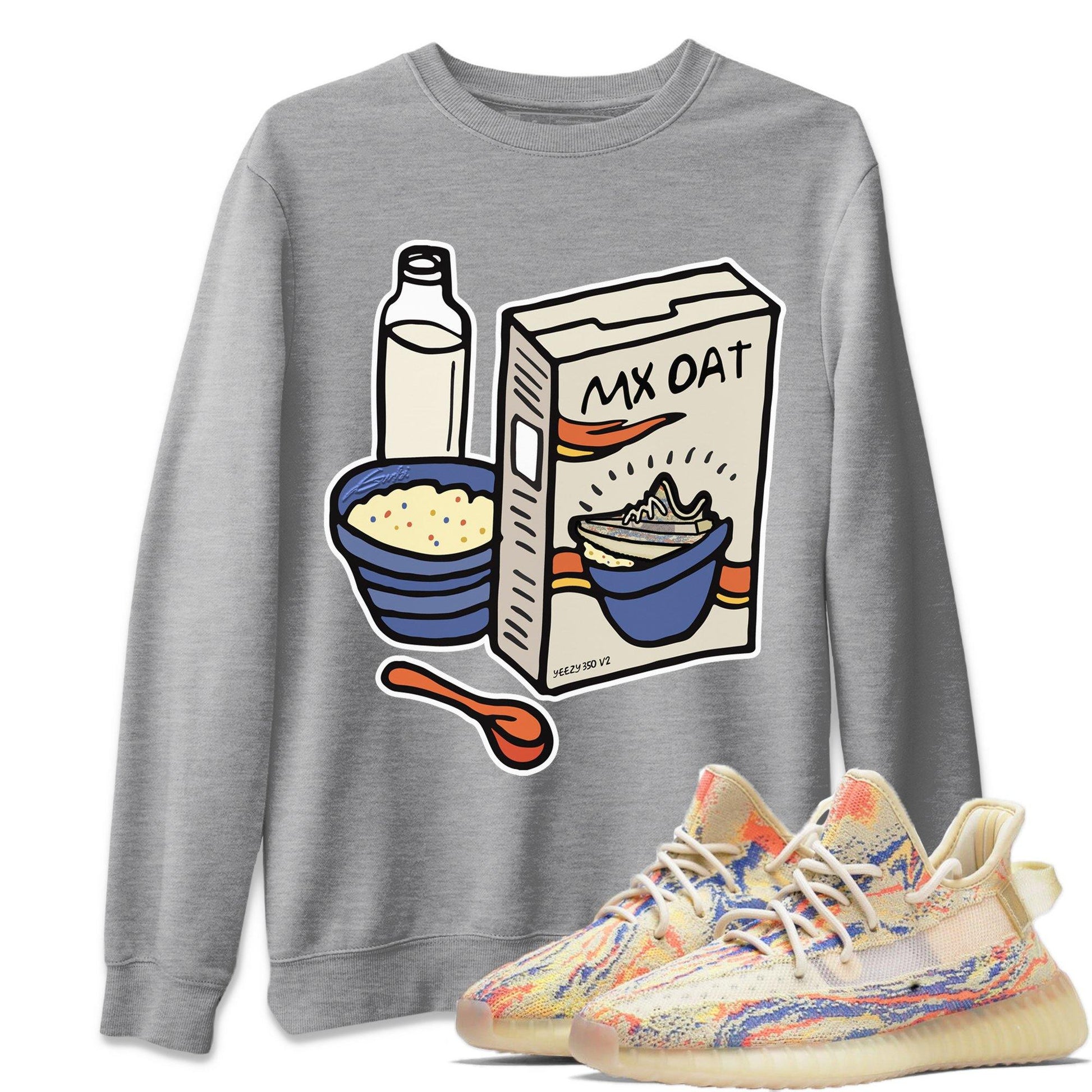 Yeezy 350 MX Oat Sneaker Match Tees Breakfast Cereal Sneaker Tees Yeezy 350 MX Oat Sneaker Release Tees Unisex Shirts