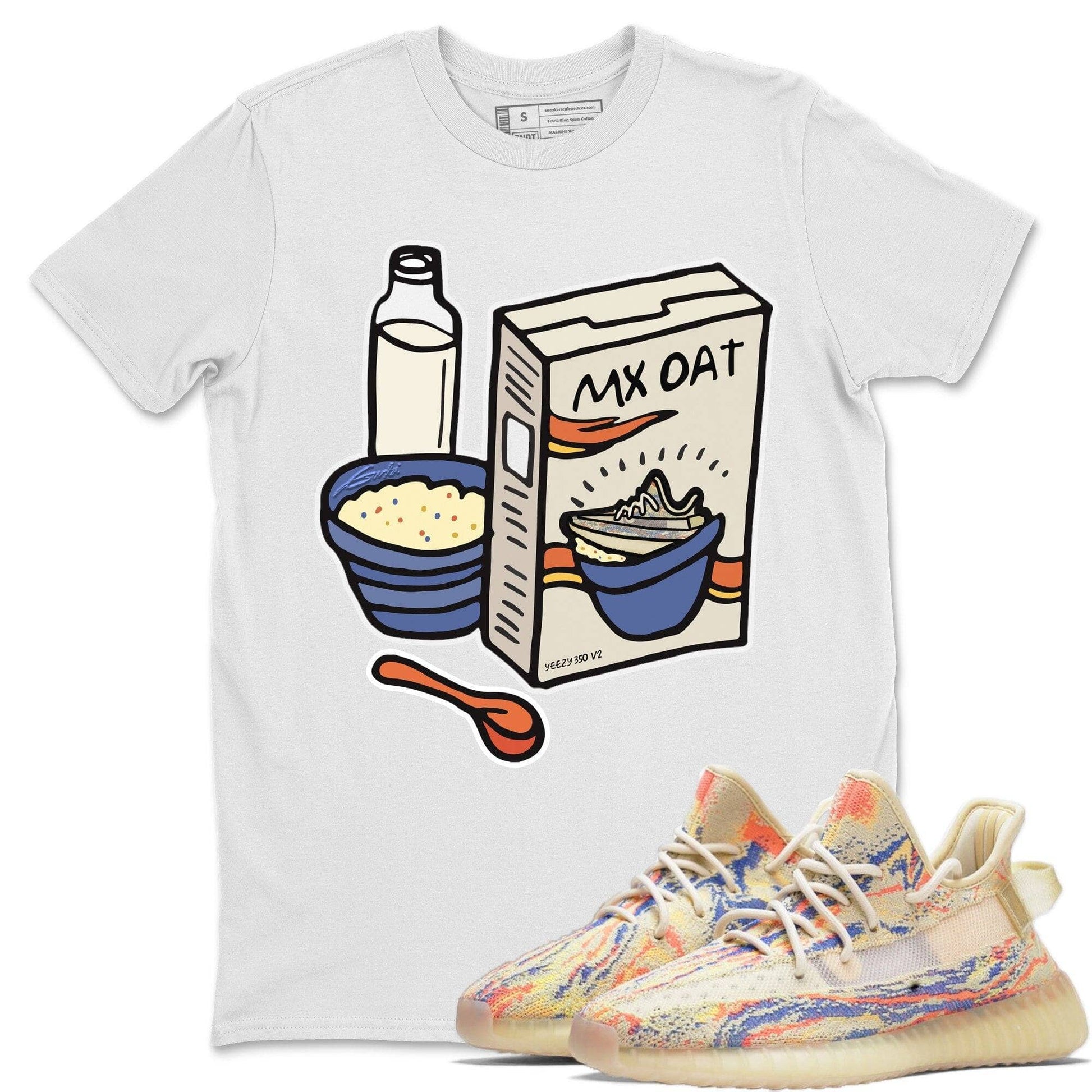Yeezy 350 MX Oat Sneaker Match Tees Breakfast Cereal Sneaker Tees Yeezy 350 MX Oat Sneaker Release Tees Unisex Shirts